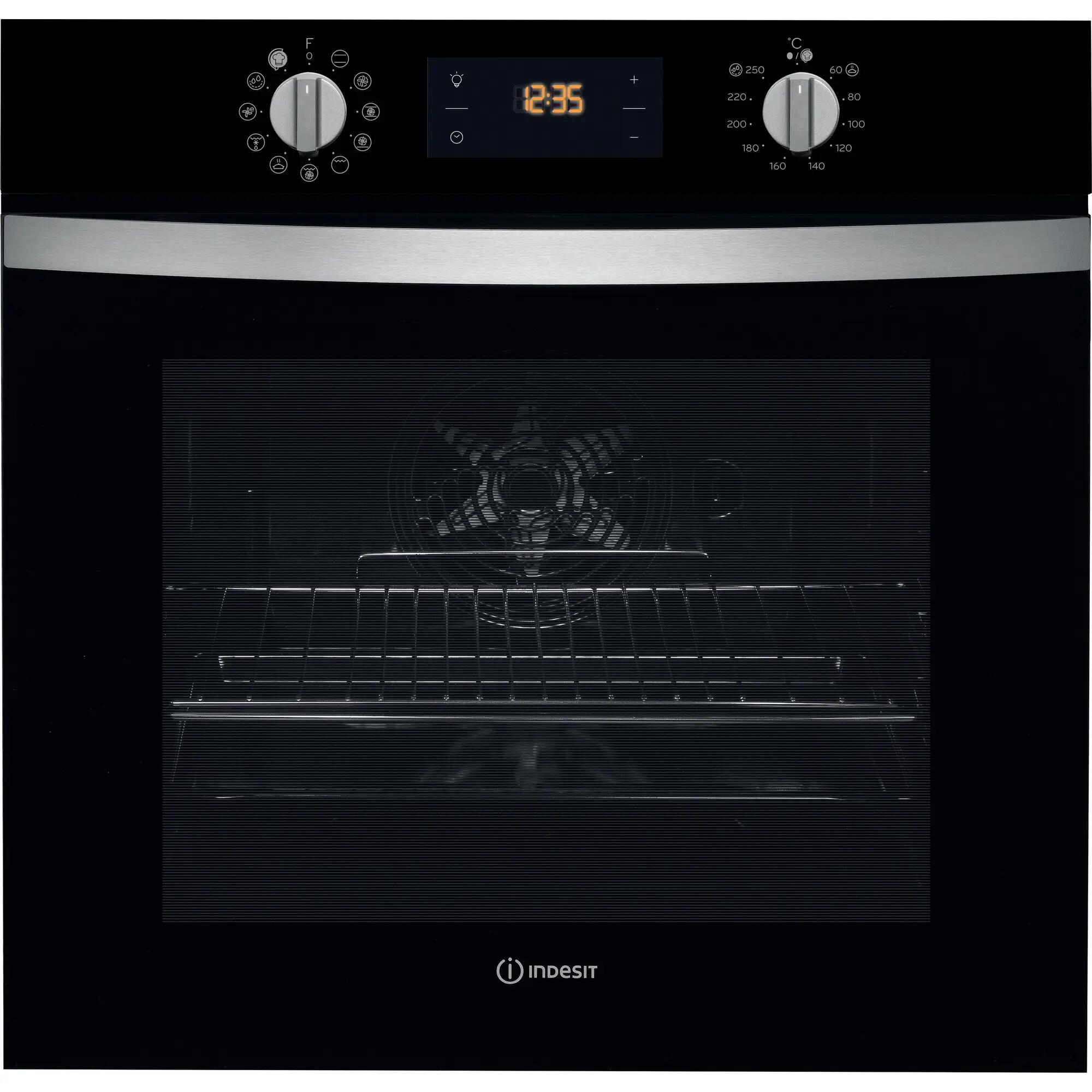 Forno da incasso elettrico multifunzione ventilato  INDESIT IFW 4844H BL pulizia vapore - 5