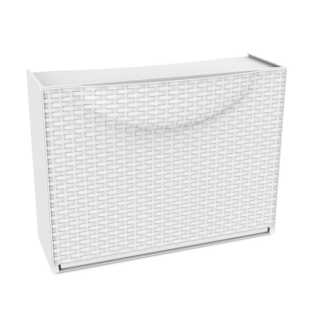 Scarpiera TERRY STORAGE Harmony box 1 anta apertura a ribalta, L 51 x H 39 x P 19 cm 3 paia, bianco