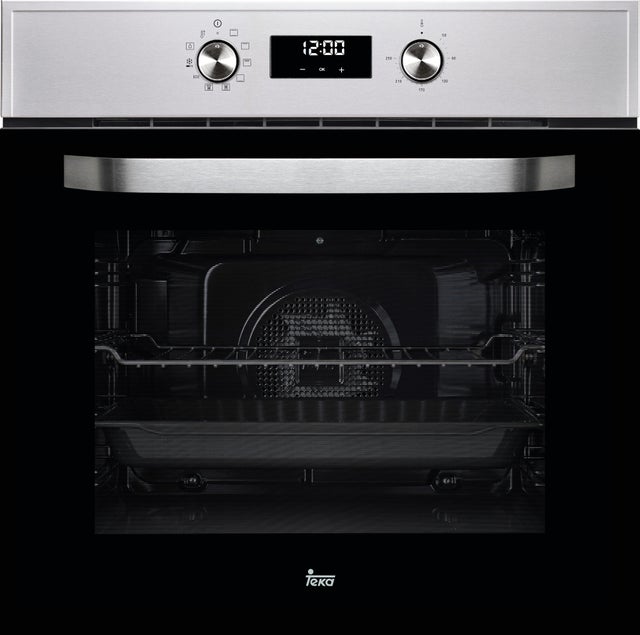 Forno de encastrar multifunções 59.5 x 55.9 x  59.5 cm cinza Teka HCB 6435