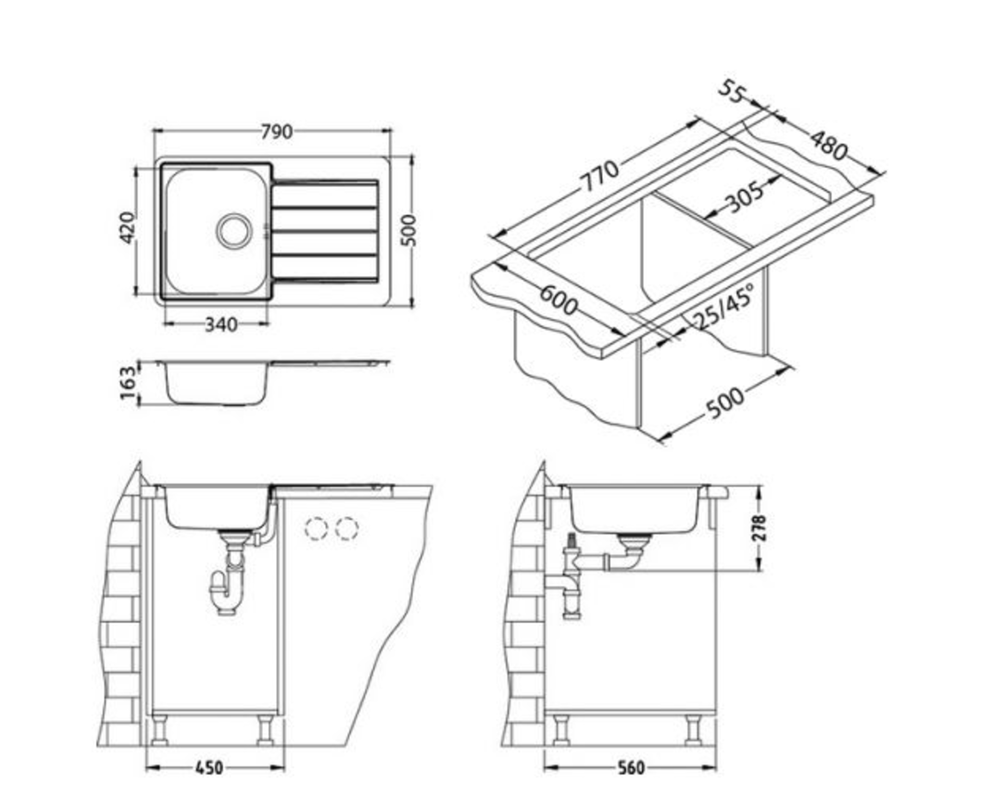 Lava-louça  ALVEUS LINE 80 - 4