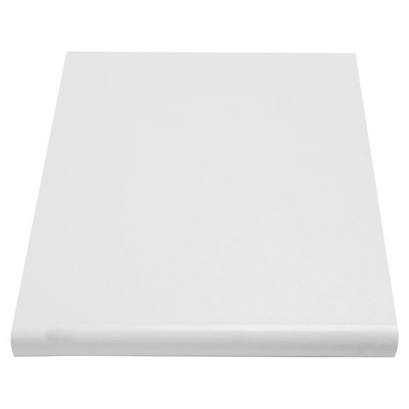 Tampo de bancada de cozinha aglomerado cor lisa perfil semi-redondo branco 120x63 cm 30 mm Finsa