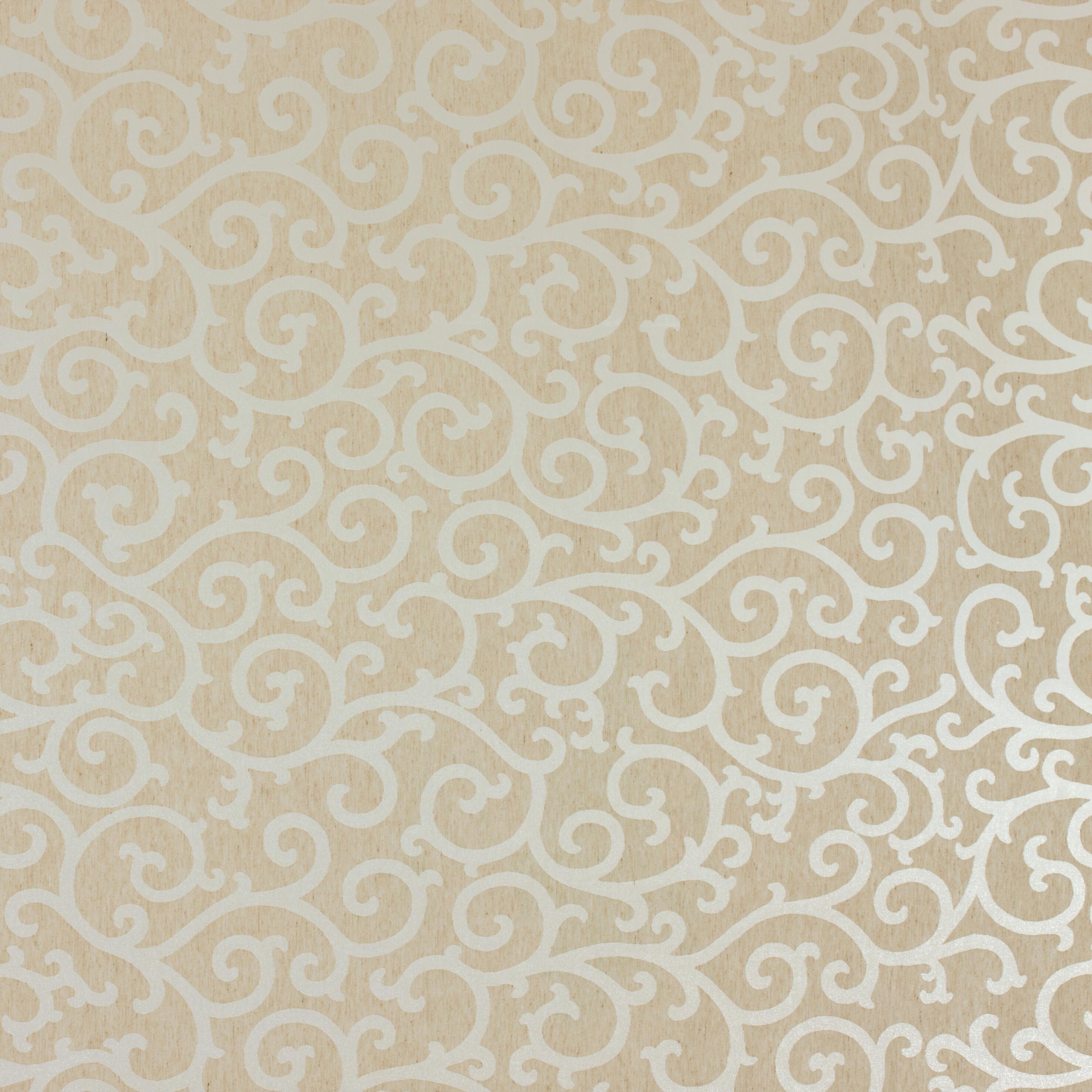 Tenda Horus beige, fettuccia e passanti nascosti 140x290 cm - 5