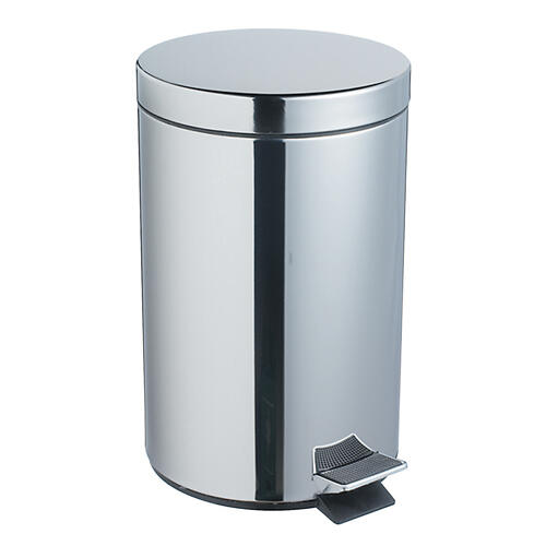 Balde de lixo com pedal AÇO INOX 12L - 2