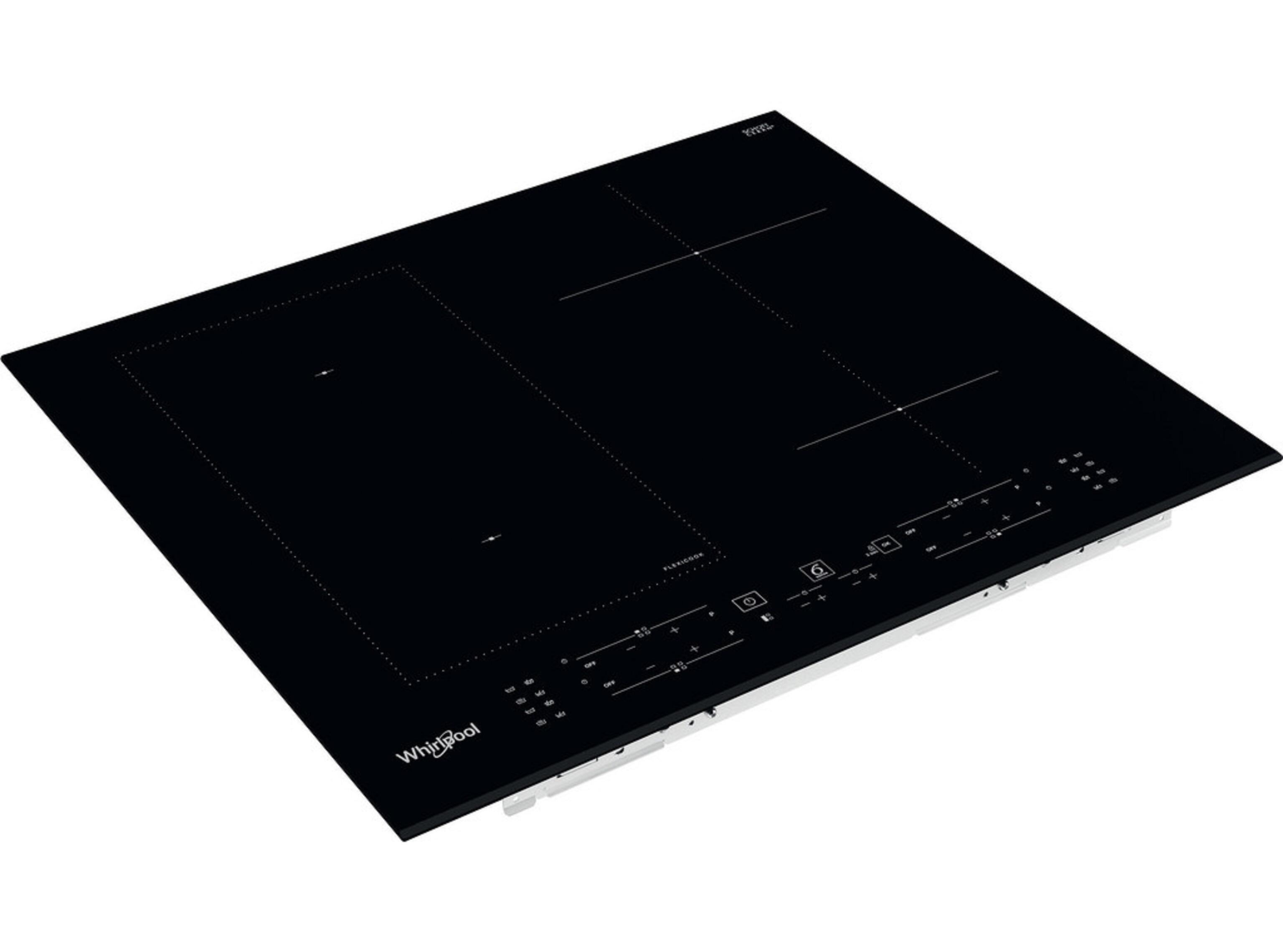 Placa de indução 4 zonas de calor 7200 W 59 x 51 cm preto Whirlpool WLB1160BF - 3
