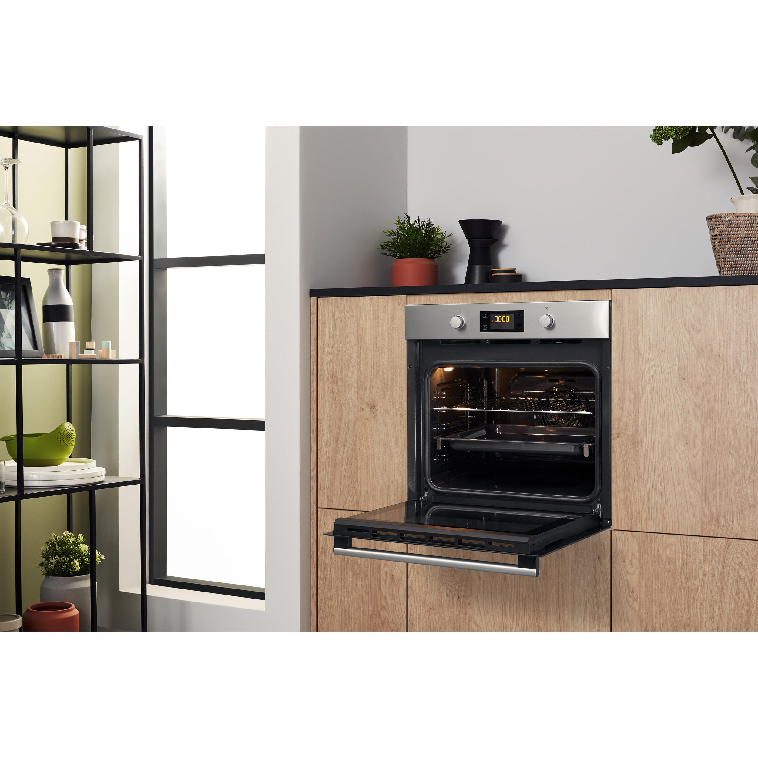 Forno de encastrar multifunções 59.5 x 55.1 x  59.5 cm cinza Hotpoint FA2 841 JH IX HA - 4
