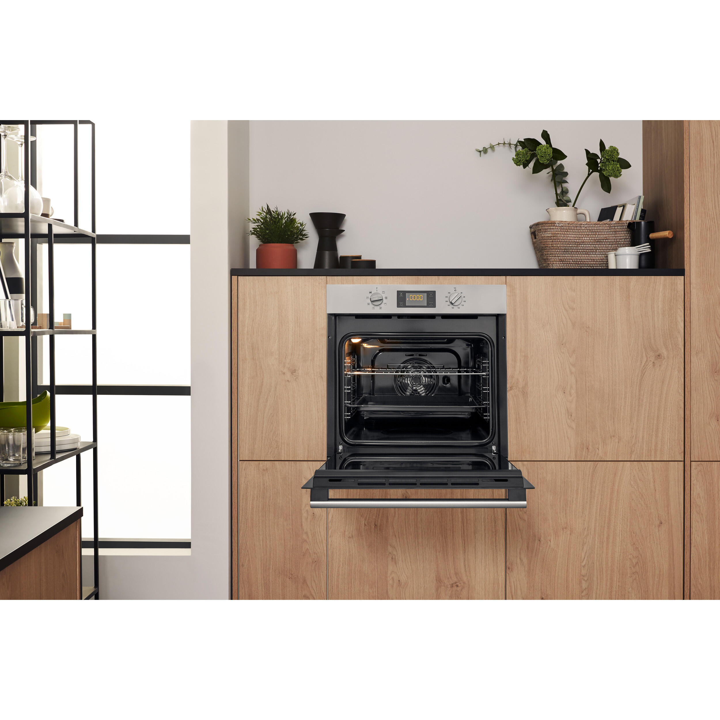 Forno de encastrar multifunções 59.5 x 55.1 x  59.5 cm cinza Hotpoint FA2 841 JH IX HA - 3