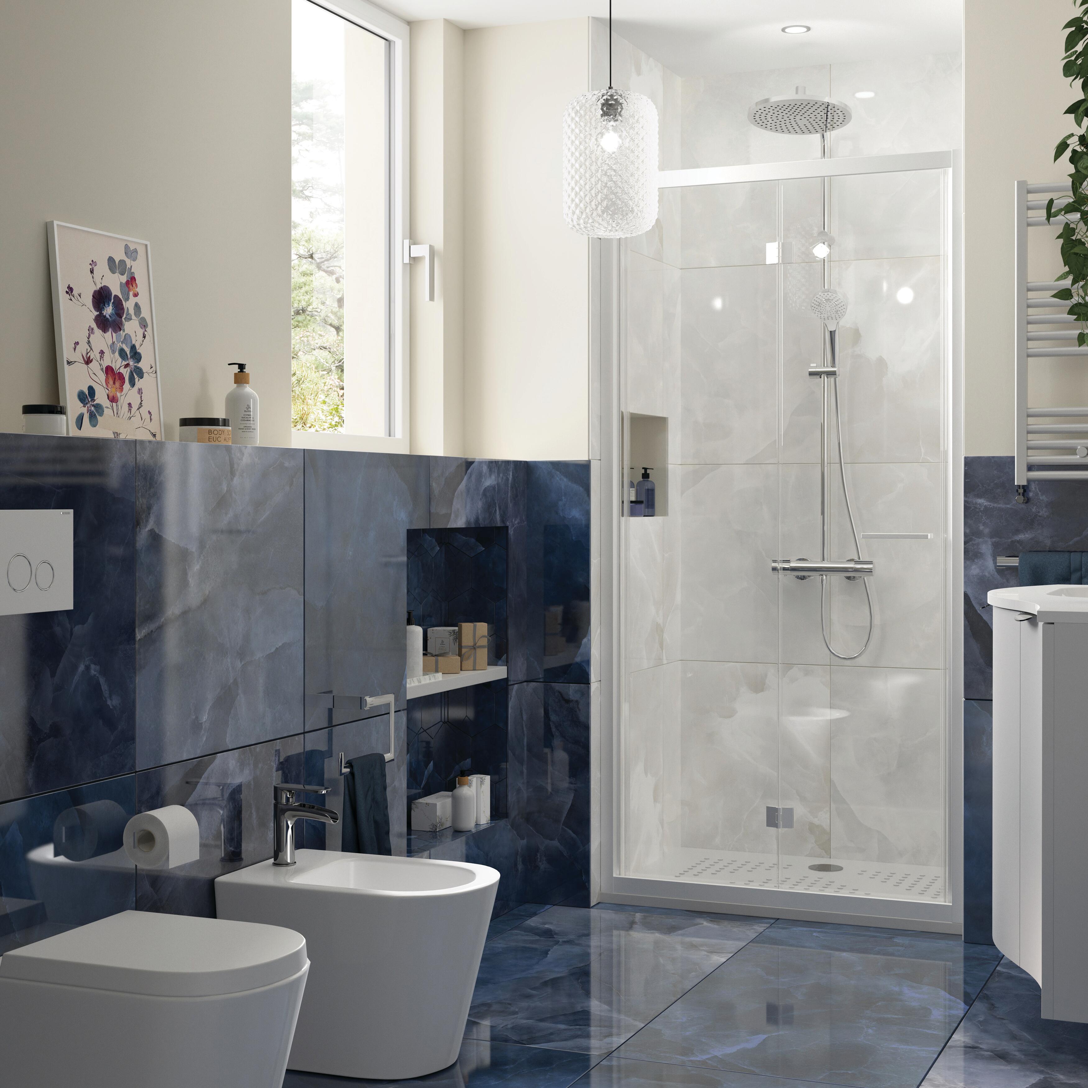 Bidet filomuro Neo SENSEA L 36.4 x H 39.5 x P 54.5 cm bianco - 6