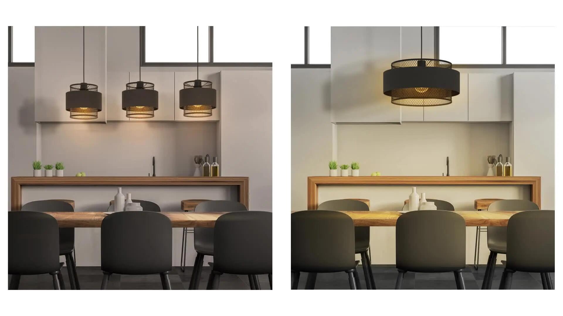 Lampa wisząca Ottomane czarna E27 Inspire - 2
