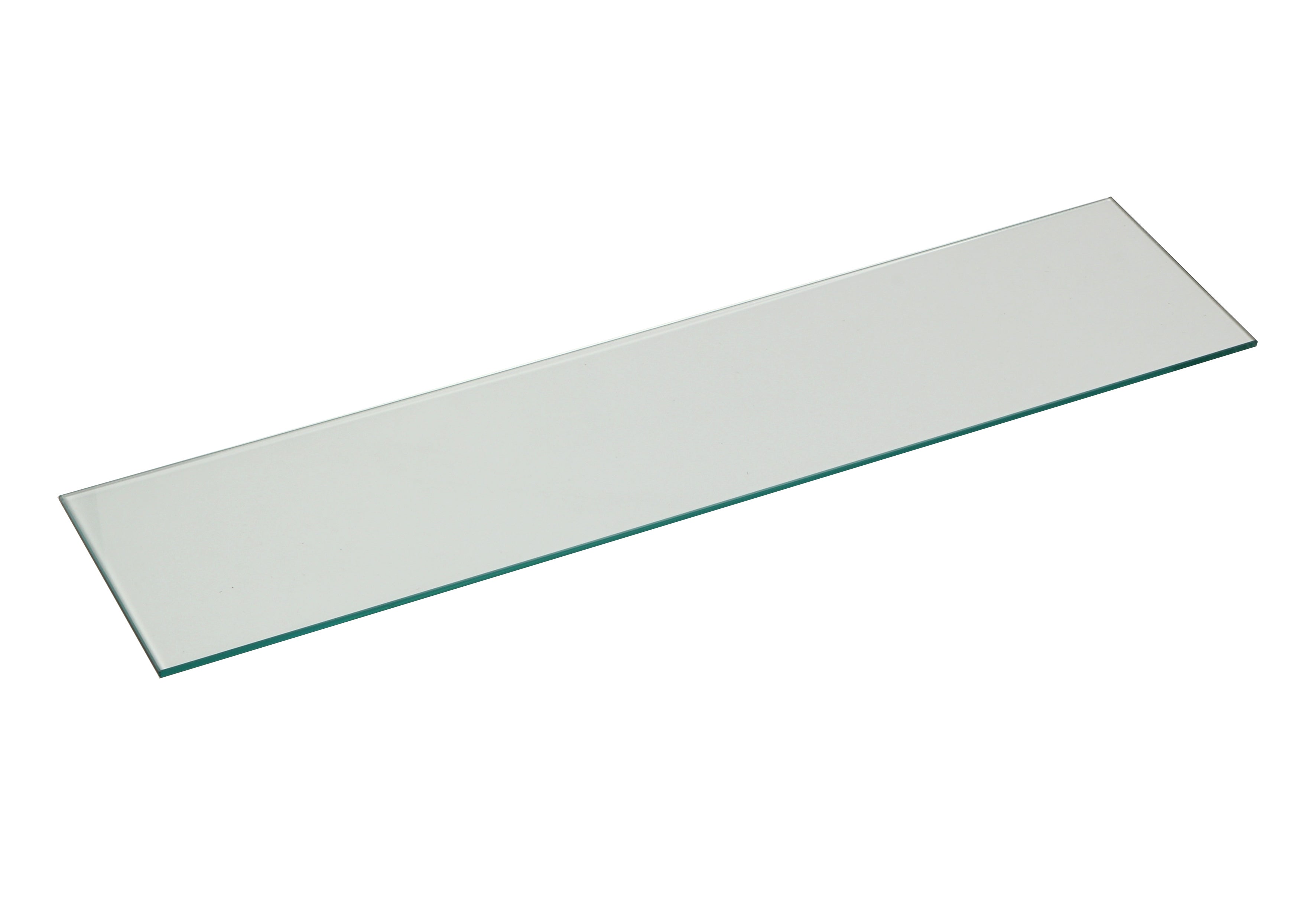 Mensola a muro dritto in vetro L 60 x P 15 cm trasparente - 6