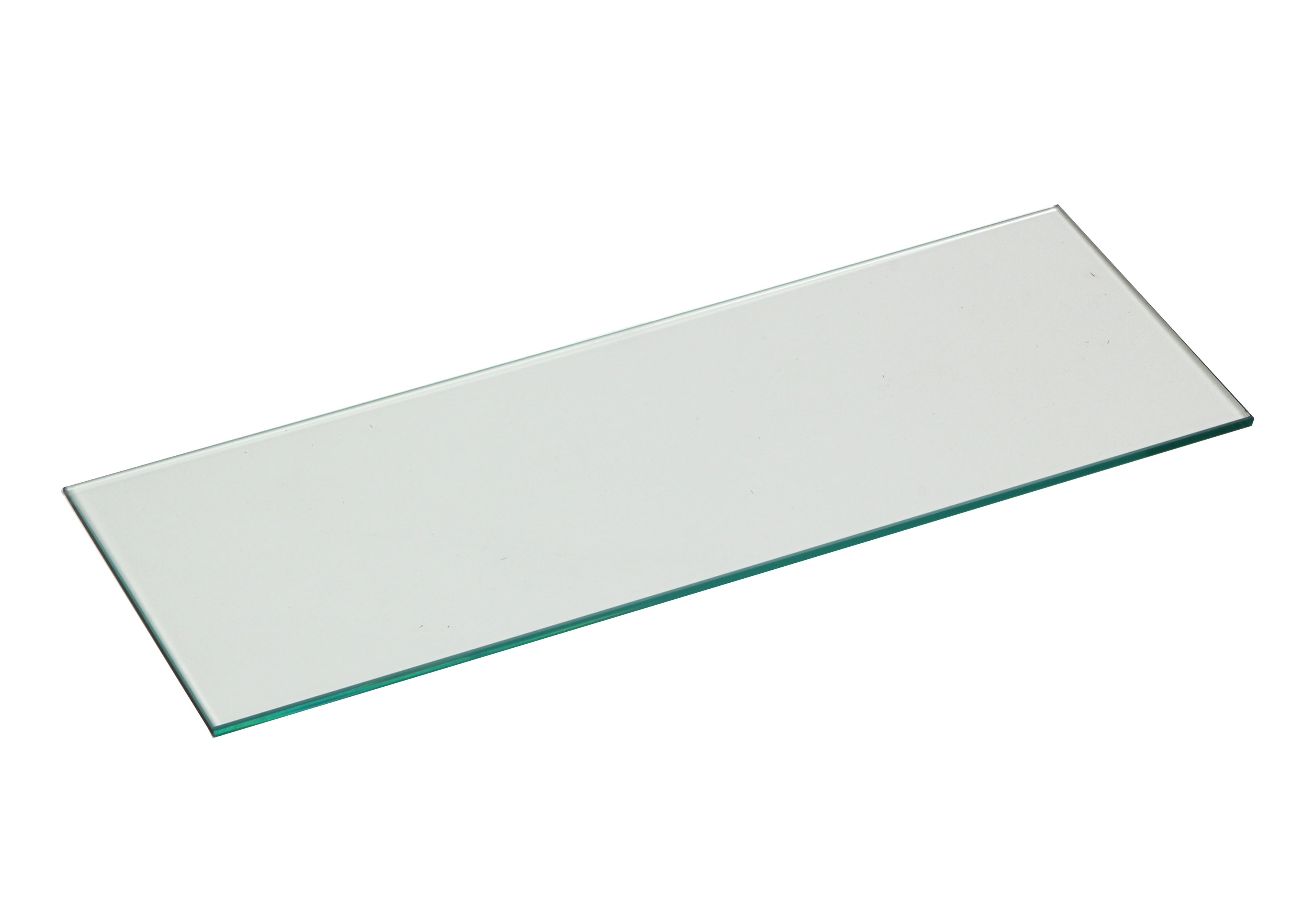 Mensola a muro dritto in vetro L 40 x P 15 cm trasparente - 4