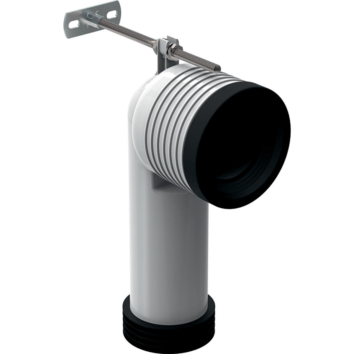 Gomito Scarico WC Geberit 240.942.00.1 | 90° Lunghezza 300 Mm Ø90/90 Mm | Ricambio Originale - 2