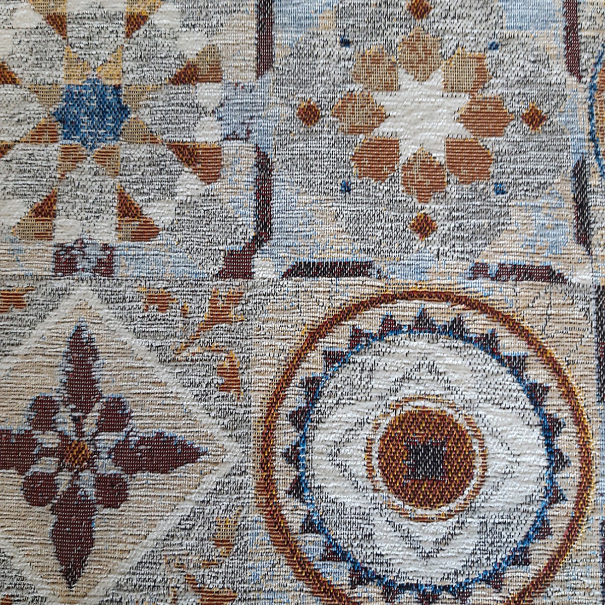 Tappeto Musa vintage tiles in poliestere, L 75 x L 45 cm, multicolore - 4