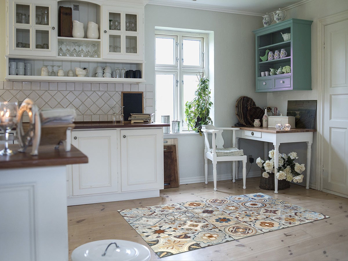 Passatoia Musa mosaico antiscivolo multicolore, L 180 x L 55 cm - 3