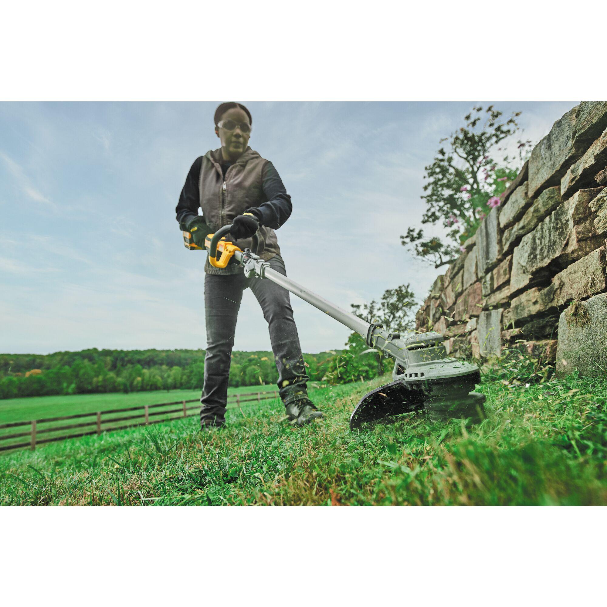 Coupe-bordures DEWALT XR 18V, L.36cm Sans Batterie, DCMST561N-XJ - 8