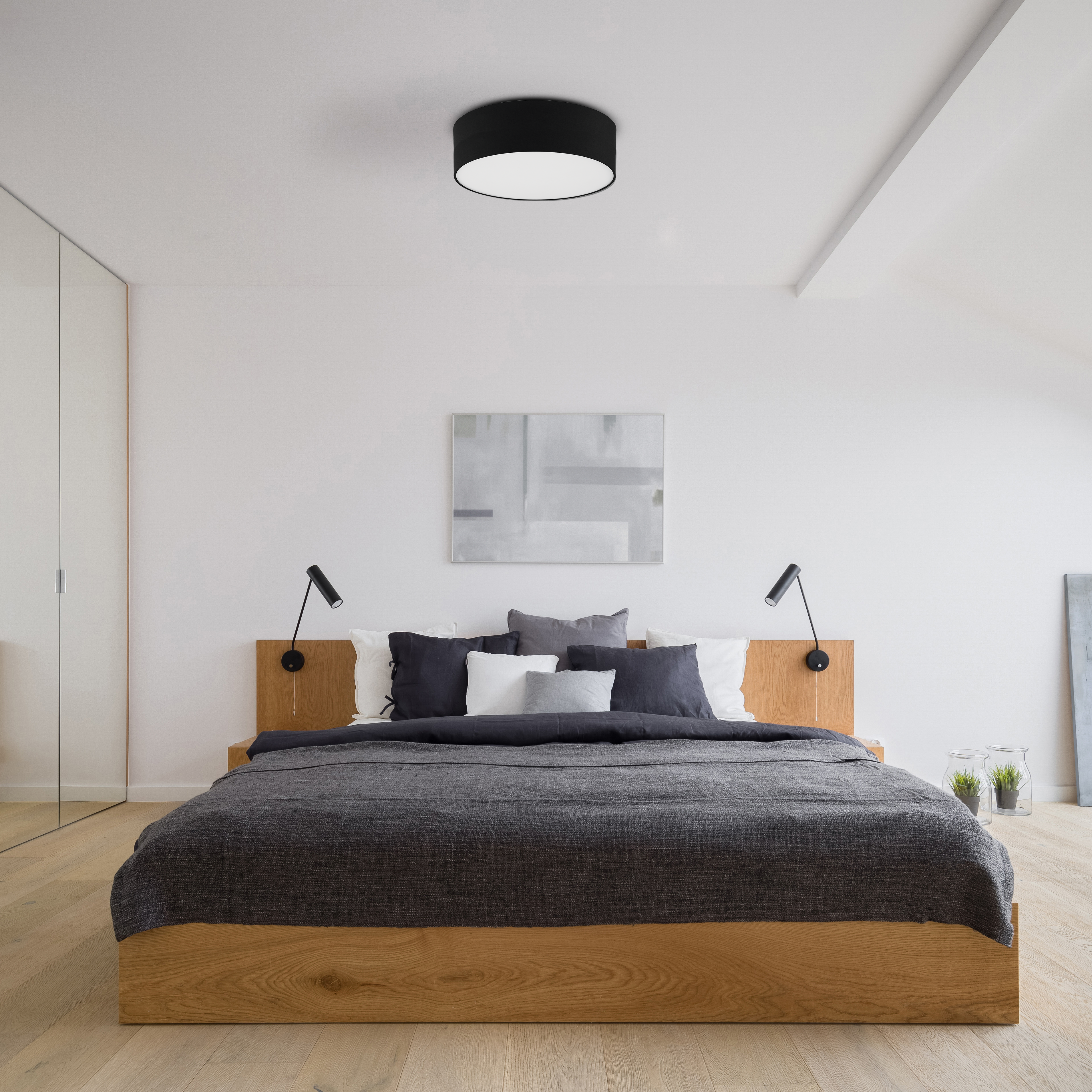 Plafon SITIA 29 cm czarny E27 INSPIRE - 2