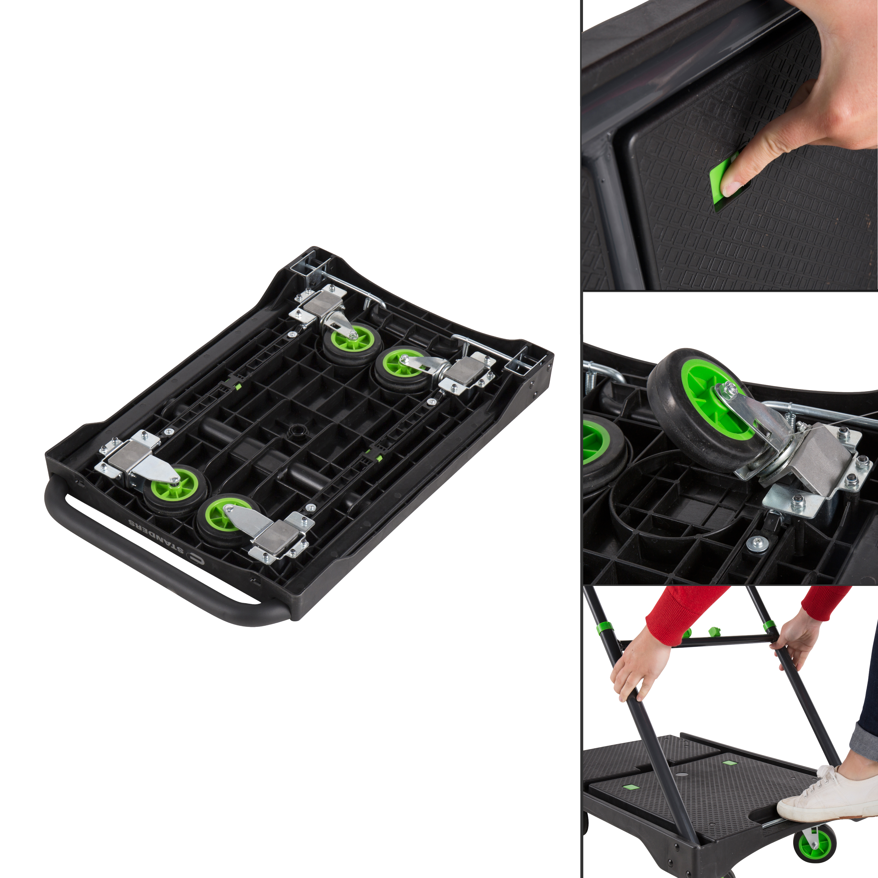 Carro transporte plataforma STANDERS DOBR 100KG - 16