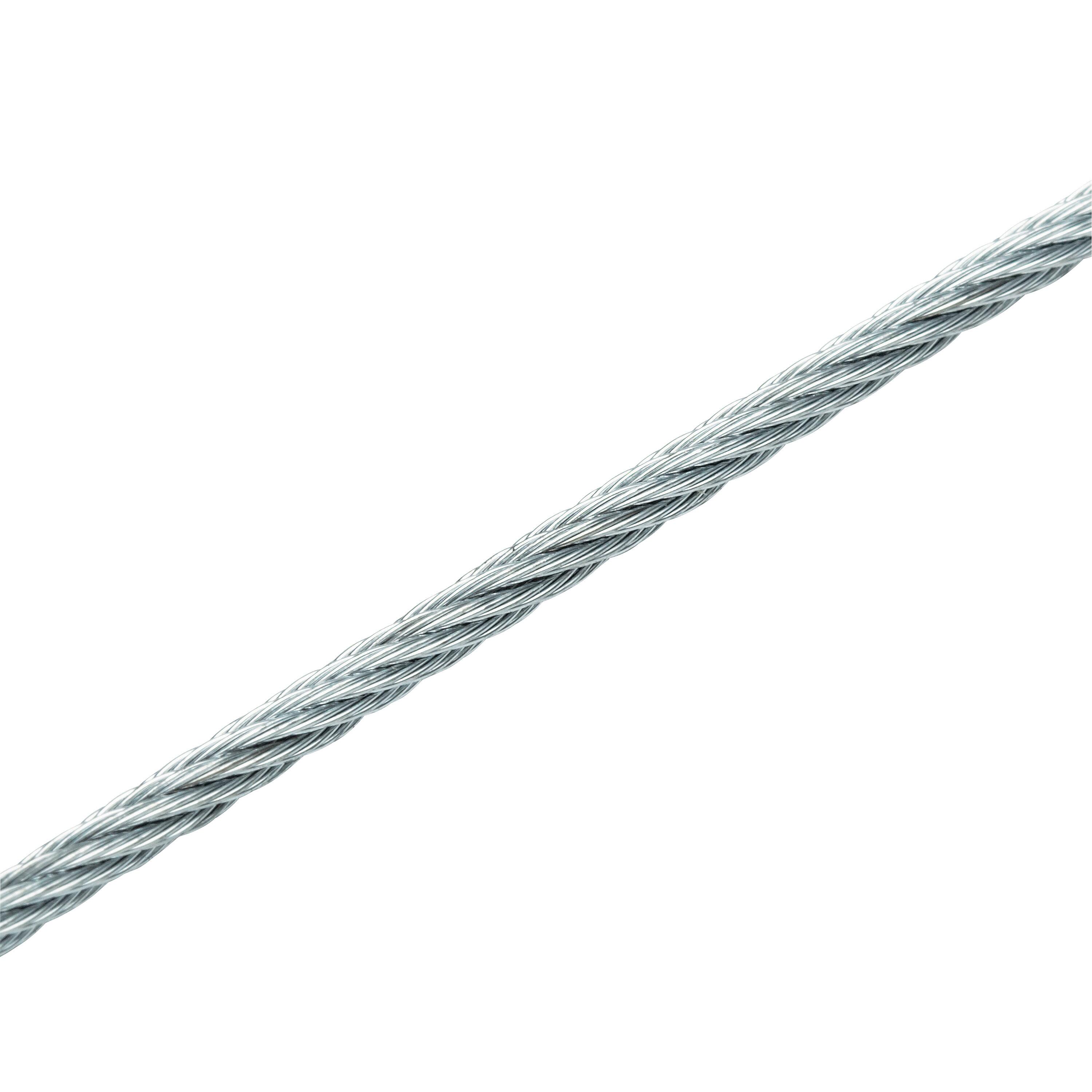 Cavo Di Sicurezza A Doppio Anello Da 2 Metri In Robusto Acciaio - Foto 2