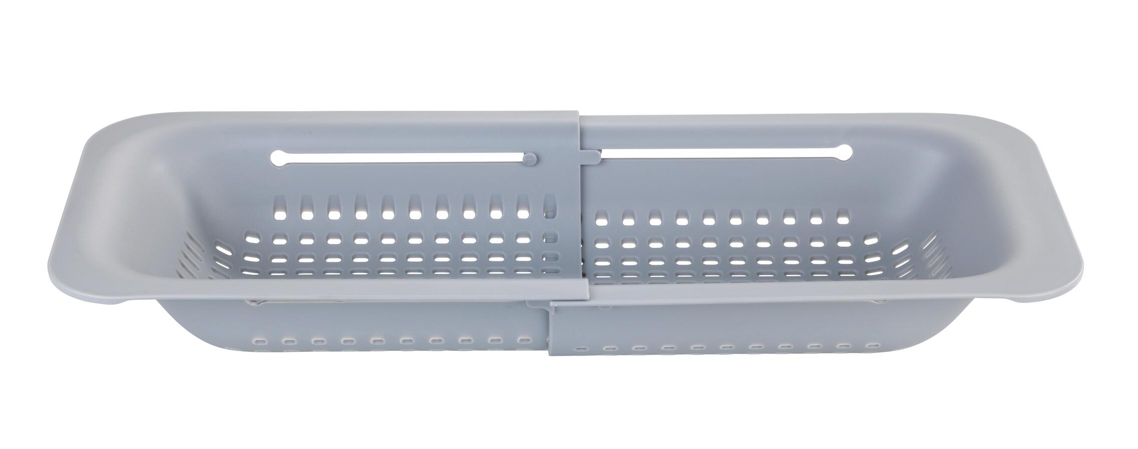 Escorredor extensível plástico cinza 36,5-50x20x7 cm Wenko - 12