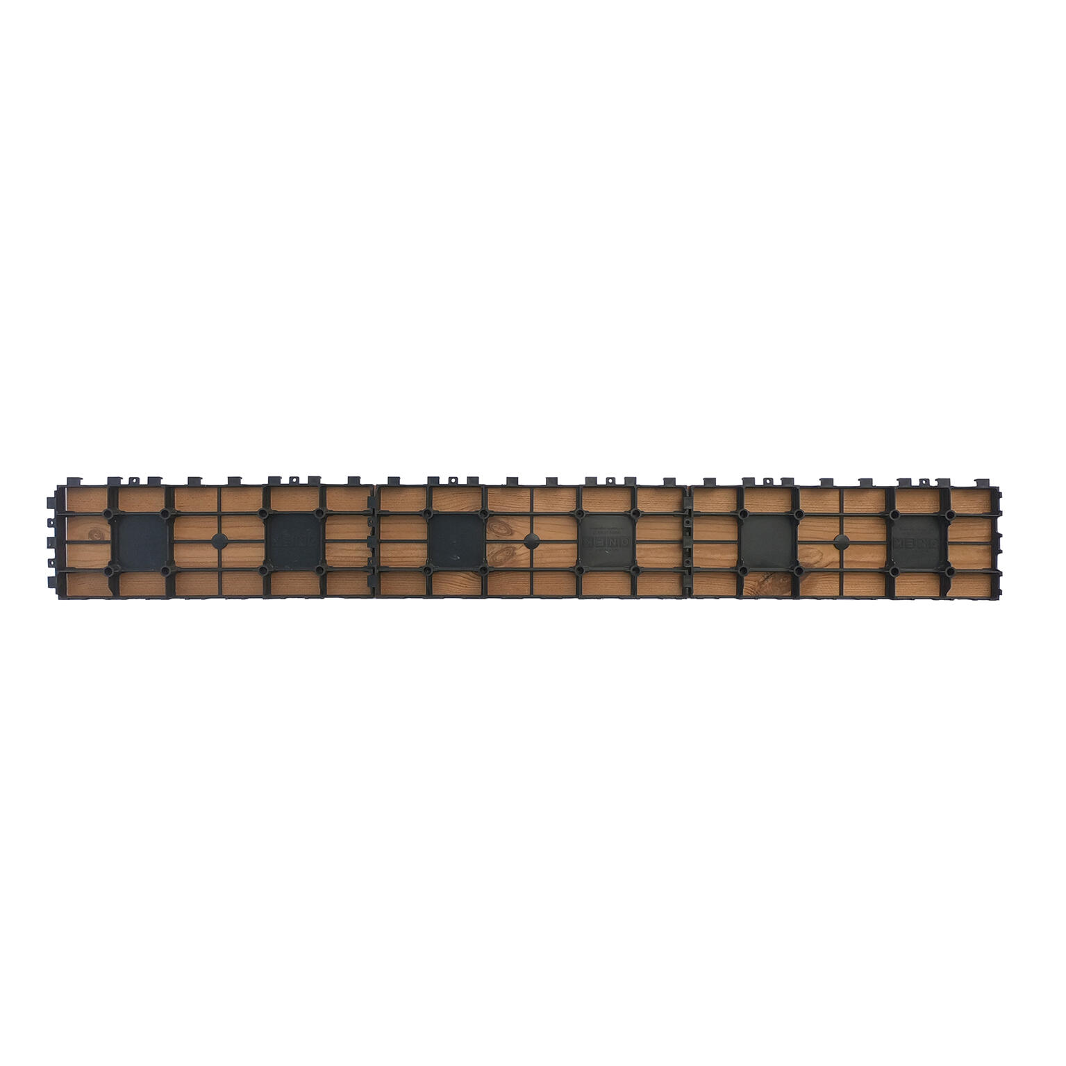 Listone a incastro da esterno in legno di pino L 120 x L 15 cm x Sp. 25 mm Thermowood - 26