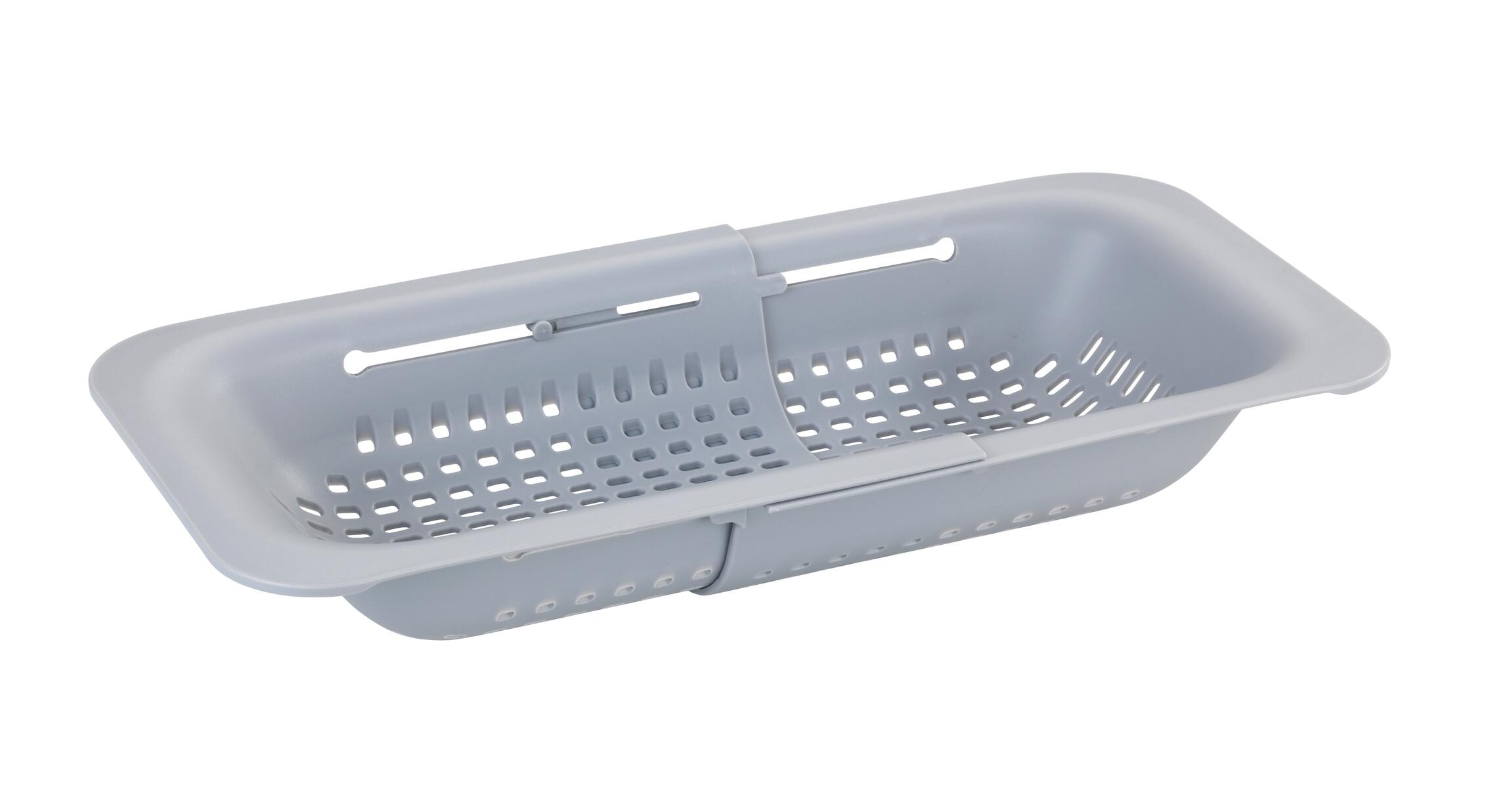 Escorredor extensível plástico cinza 36,5-50x20x7 cm Wenko - 11
