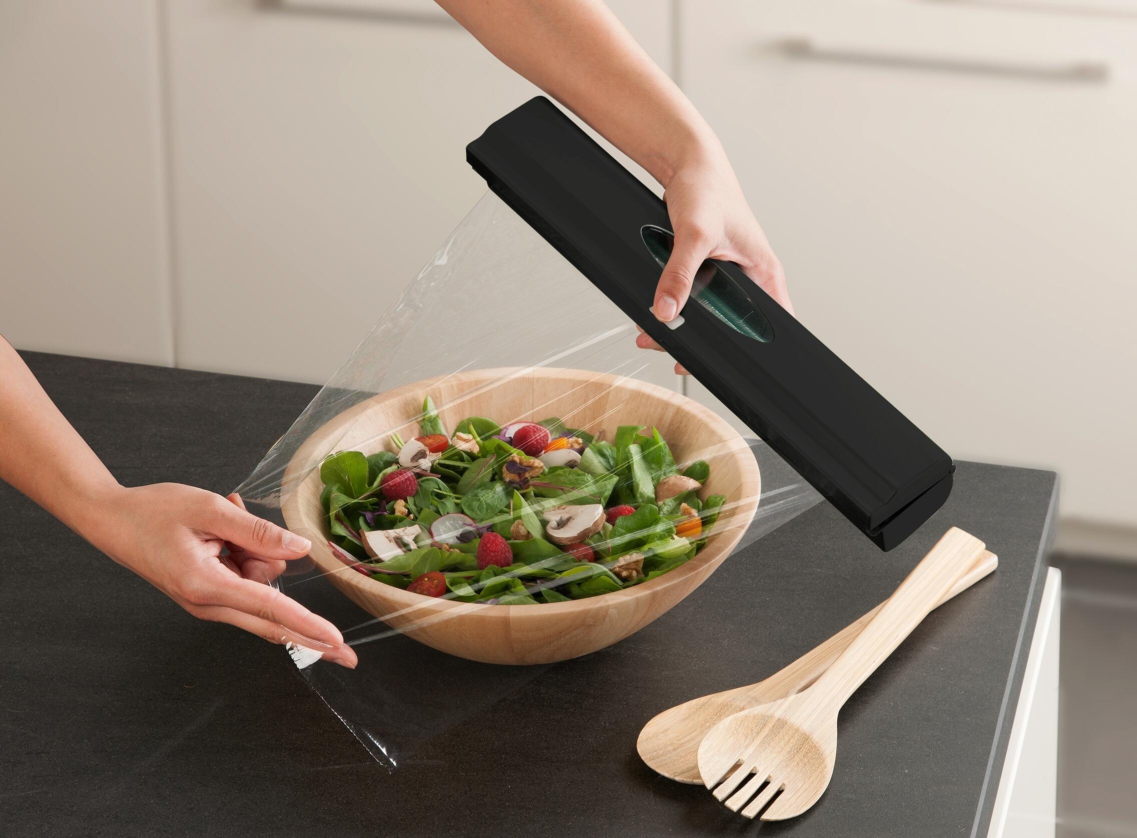 Dérouleur tiroir pour papier aluminium bambou l.38 x P.6.7 cm - 2