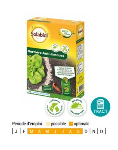 Barrière antilimaces SOLABIOL, 1,5kg - 2