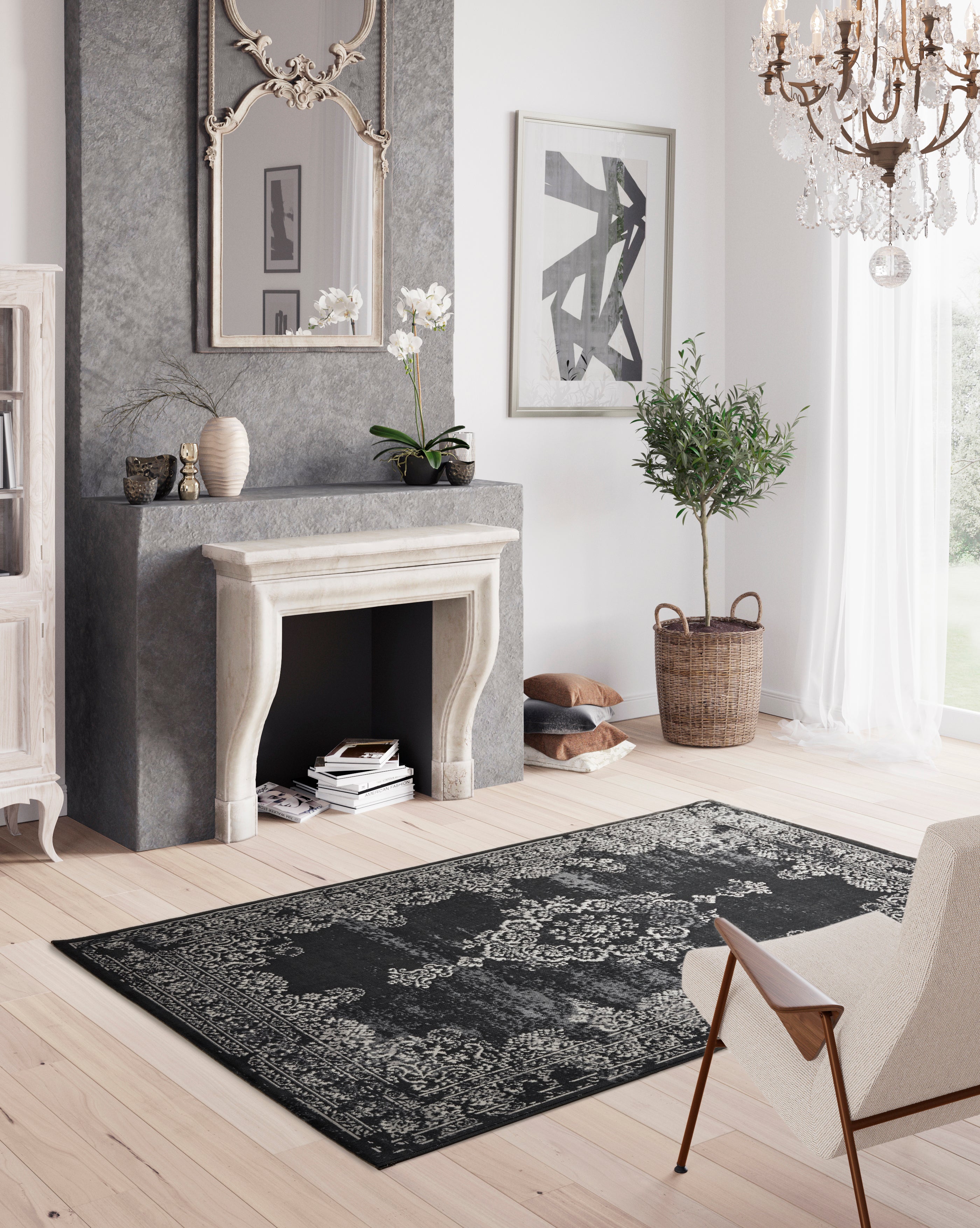 Tapis intérieur oriental, l.200 x L.290 cm - 3