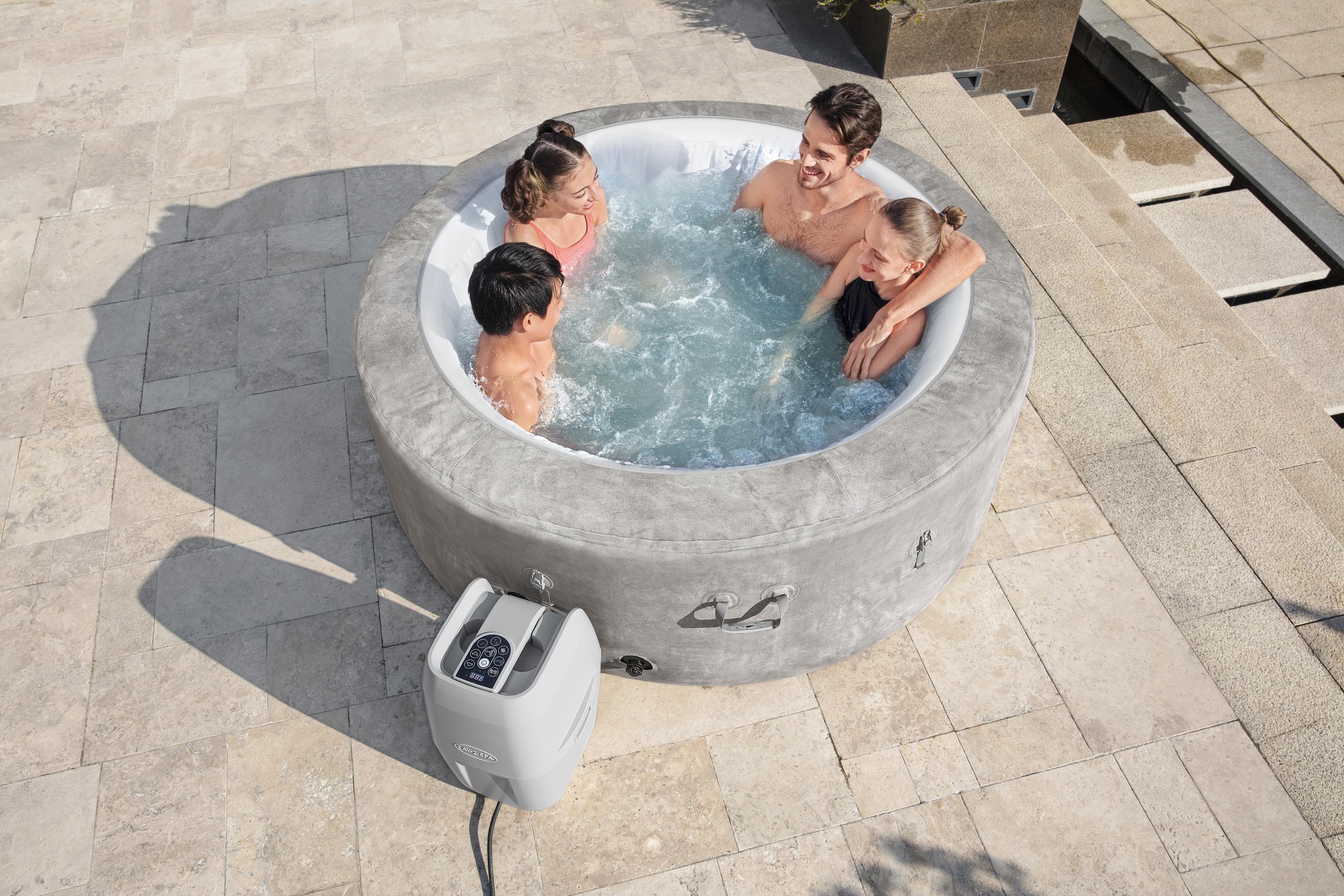 Spa de exterior hinchable Lay-Z Zurich de 180x66x180cm con 4 plazas
 - 11