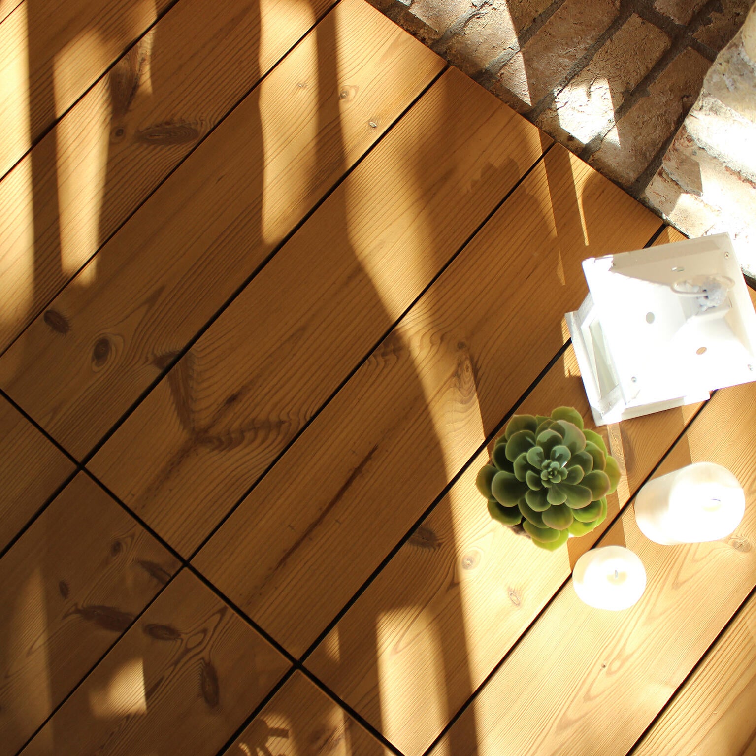 Dalle clip en pin THT SMARTDECK, L.40 x l.40 cm x Ep.25 mm - 4