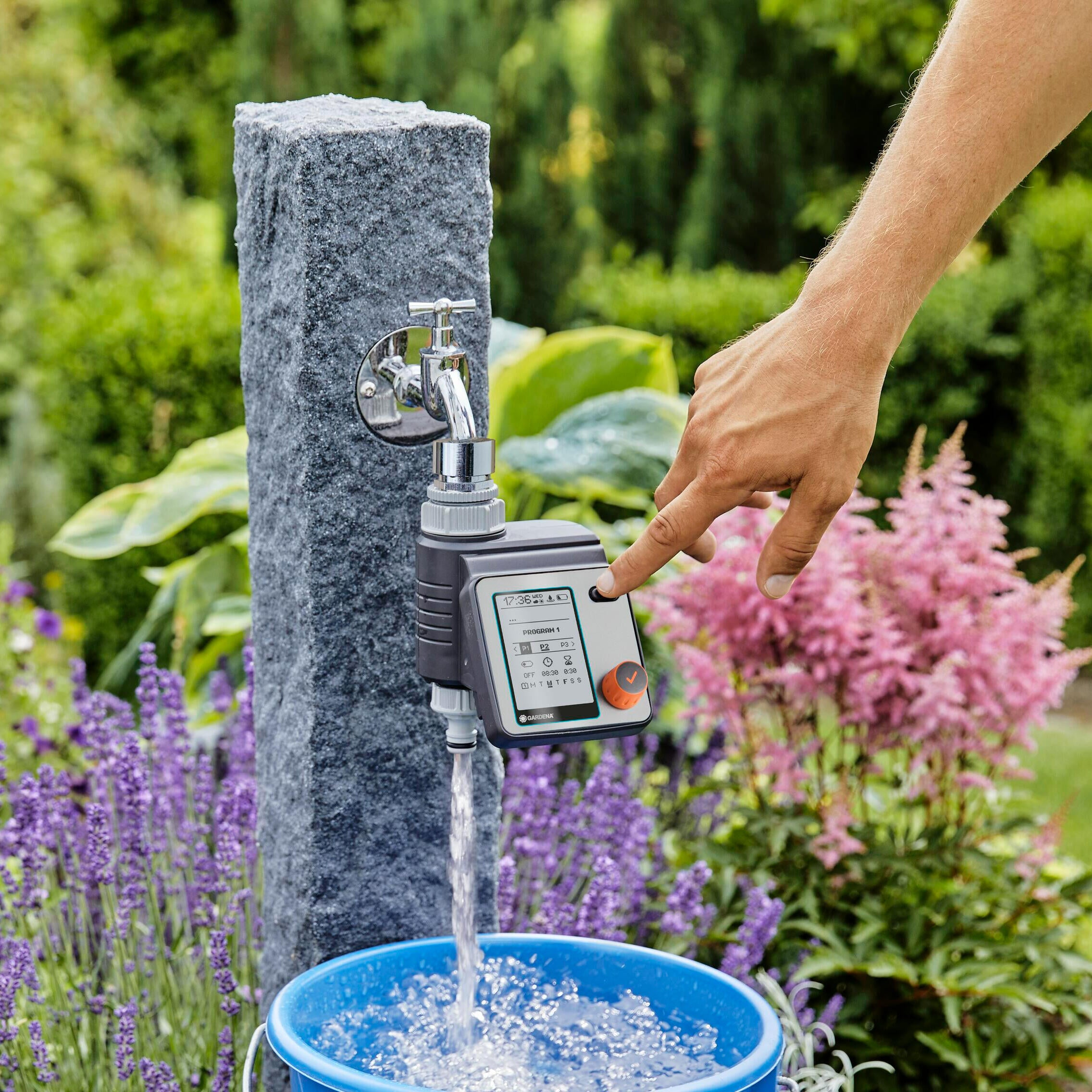 Programmateur d'arrosage piles GARDENA Master 1892-20 1 voie - 14