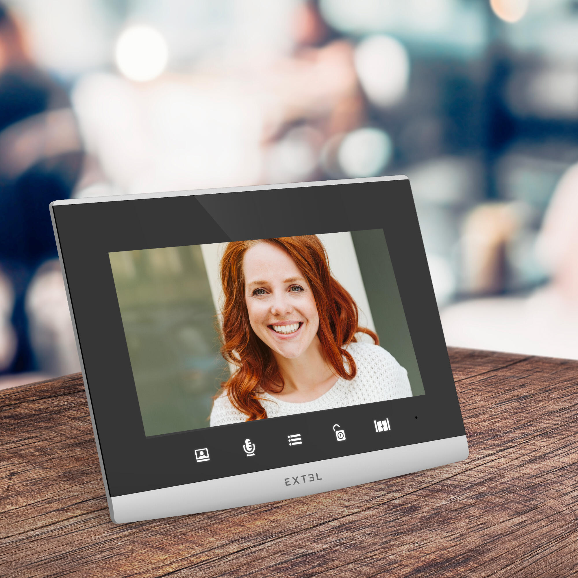 Visiophone filaire et connecté avec digicode intégré, Extel Code Connect , Extel - 4