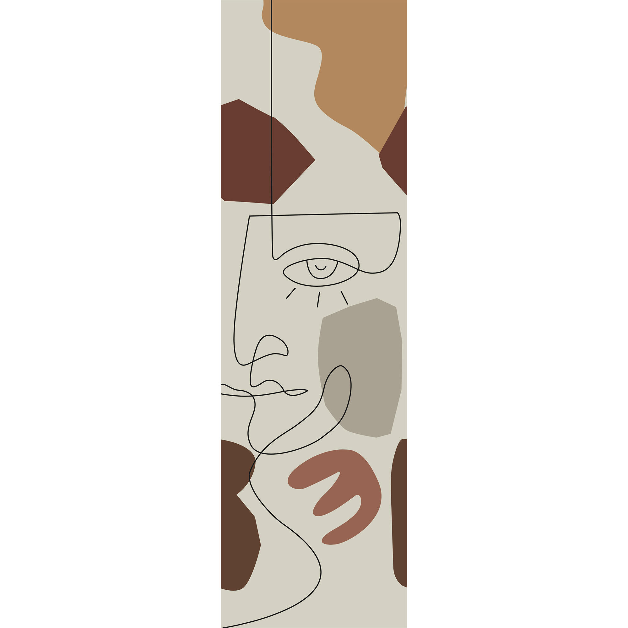 Papier peint panoramique spécial salle de bain Romano l.75 x H.250 cm - 2