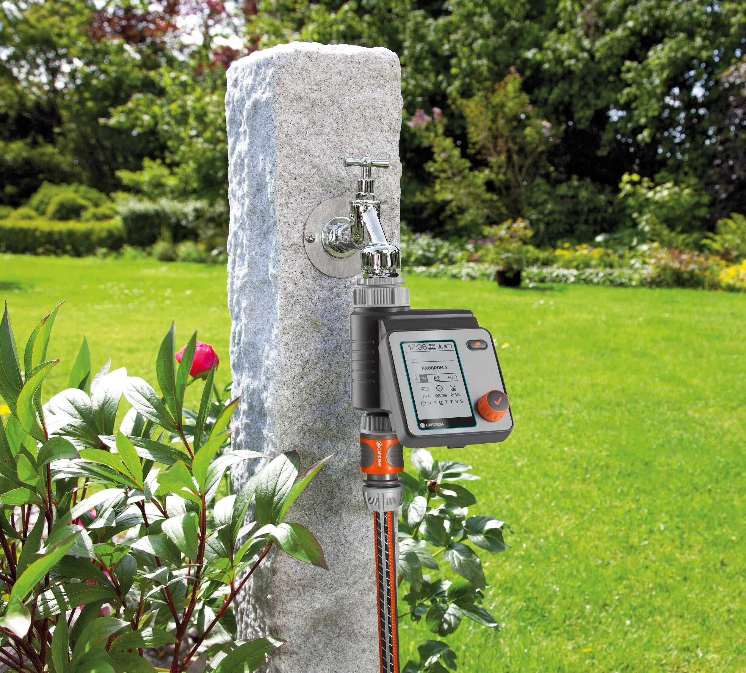 Programmateur d'arrosage piles GARDENA Master 1892-20 1 voie - 12
