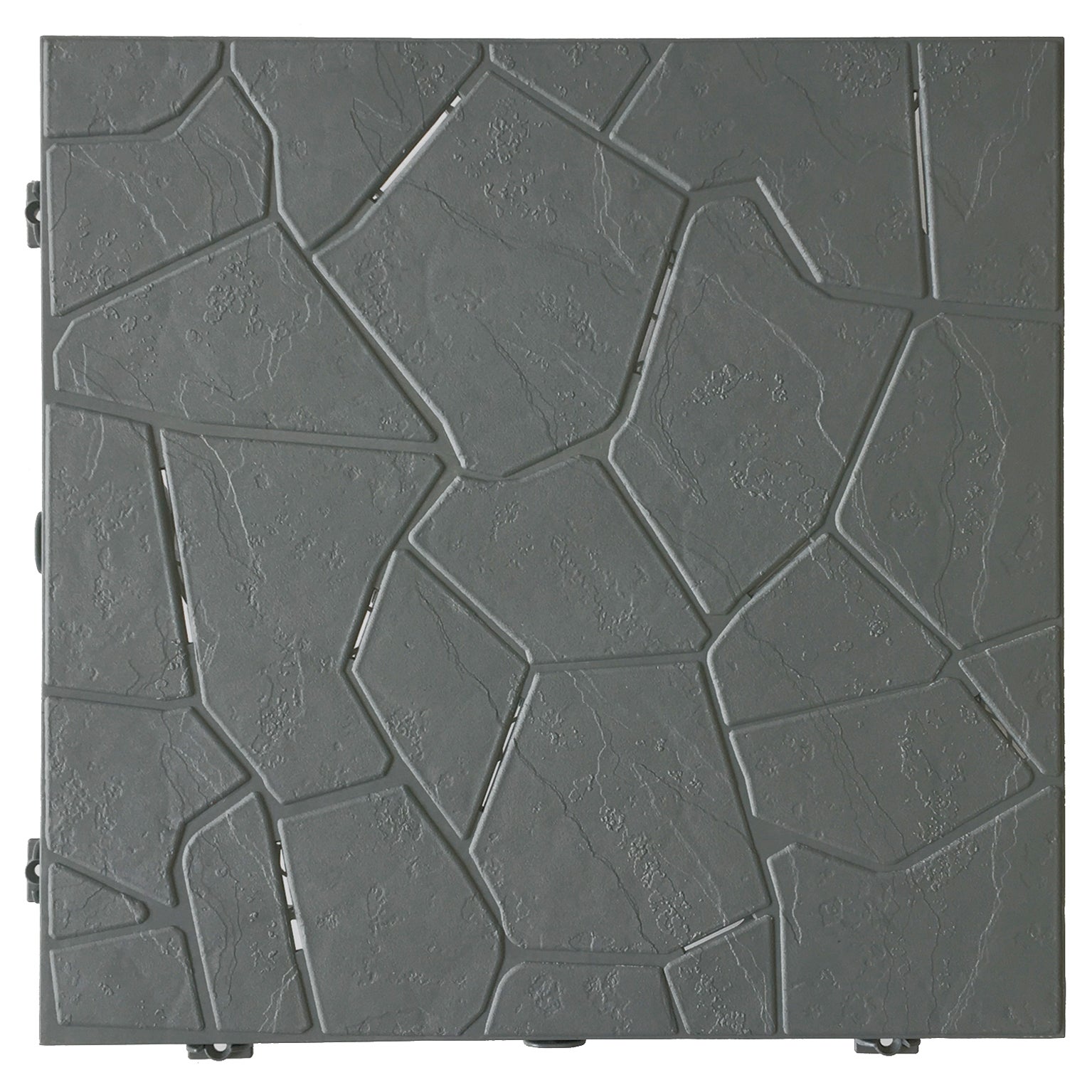 Dalle clip SNAPTILE, gris, L.38 x l.38 cm x Ep.25 mm - 2