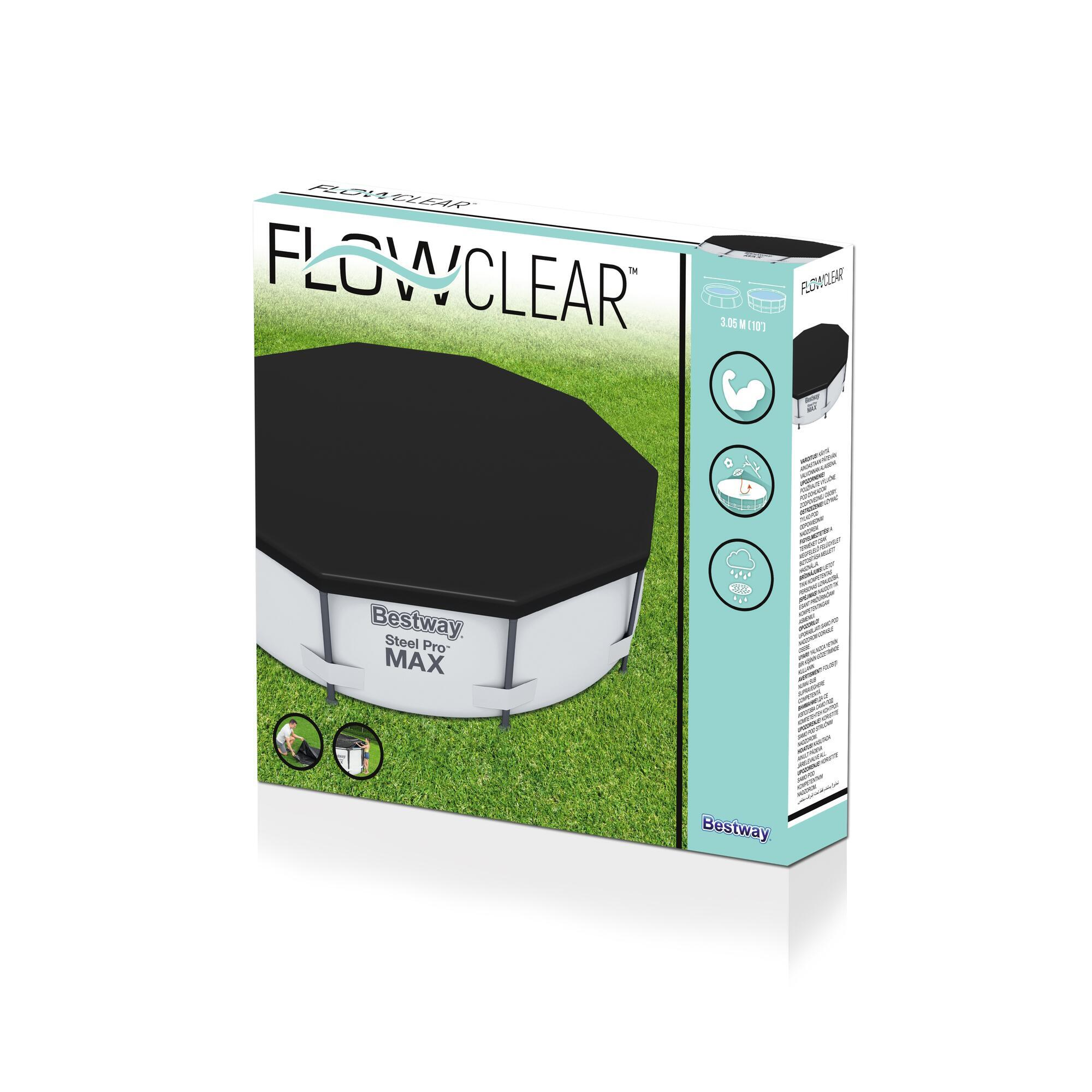 Bâche pour piscine rond BESTWAY Piscine tubulaire, L.305 x l.305 cm - 3