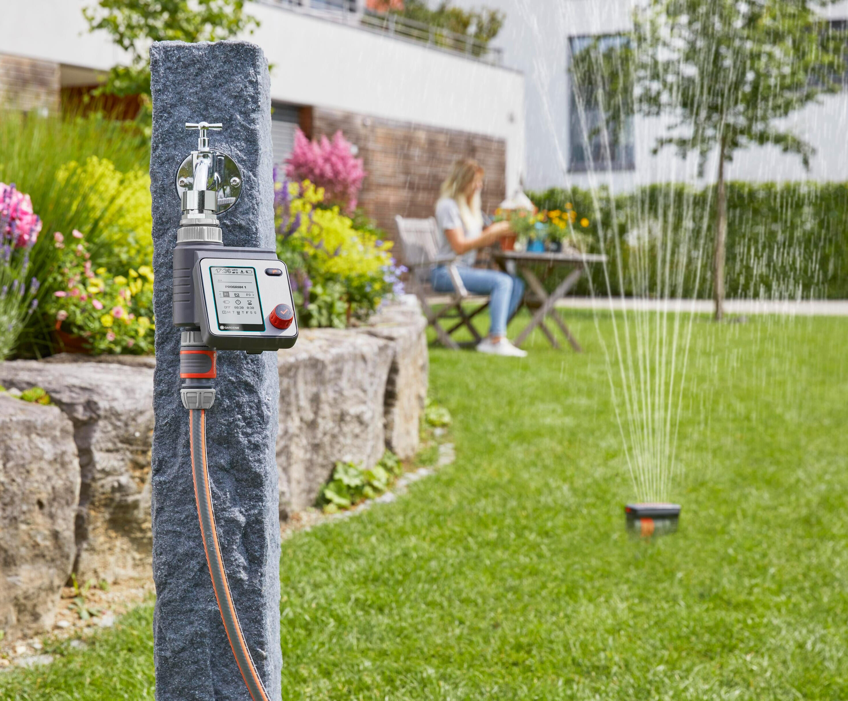 Programmateur d'arrosage piles GARDENA Master 1892-20 1 voie - 11