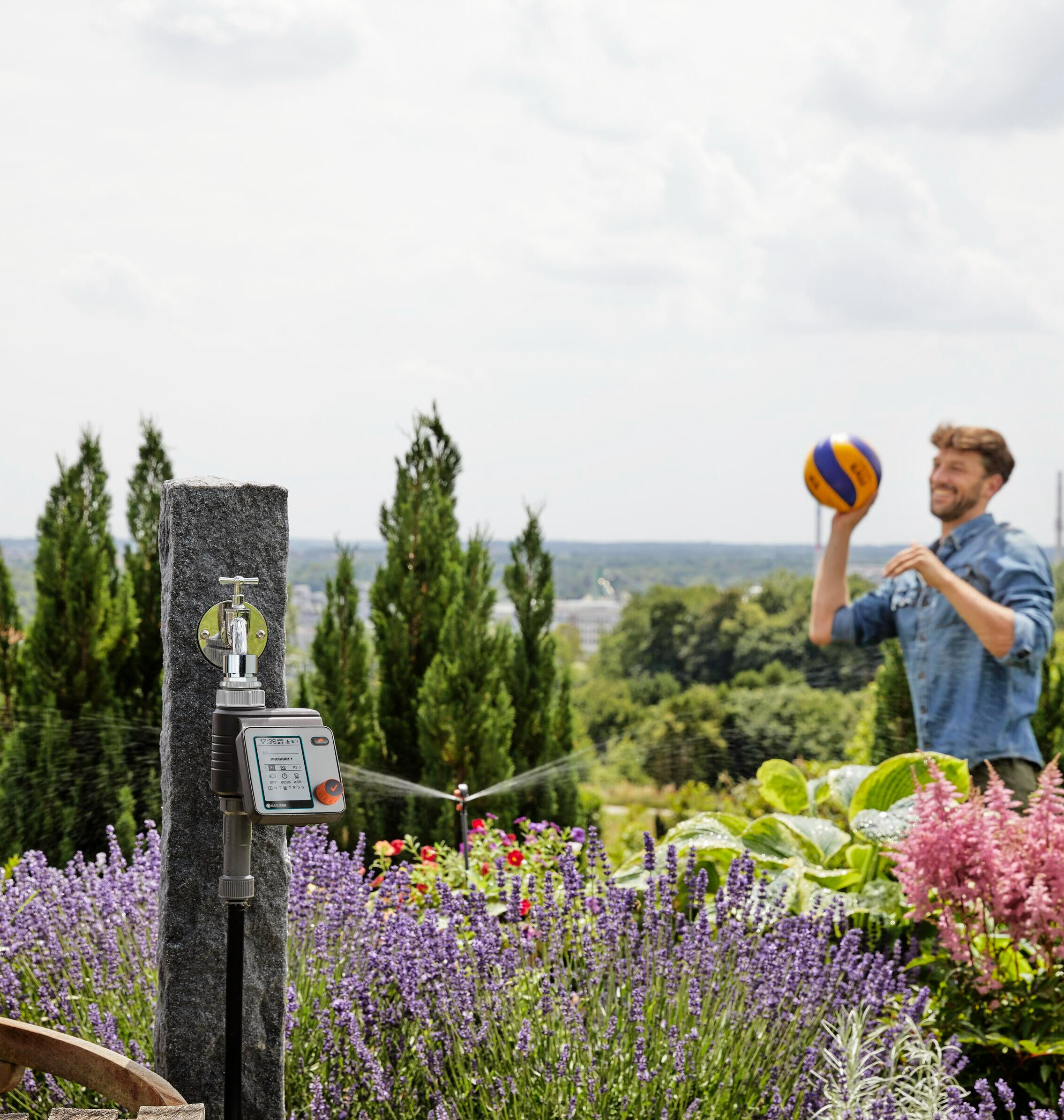 Programmateur d'arrosage piles GARDENA Master 1892-20 1 voie - 10