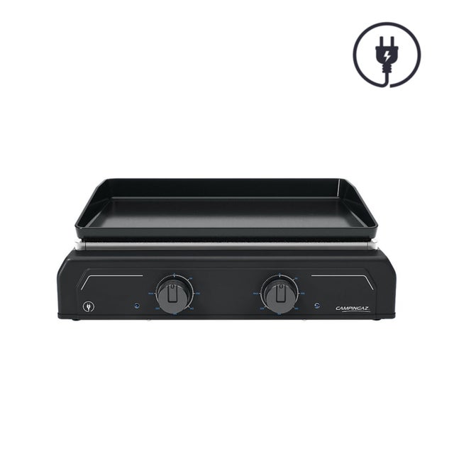 Plancha électrique à poser 2XD fonte, noir