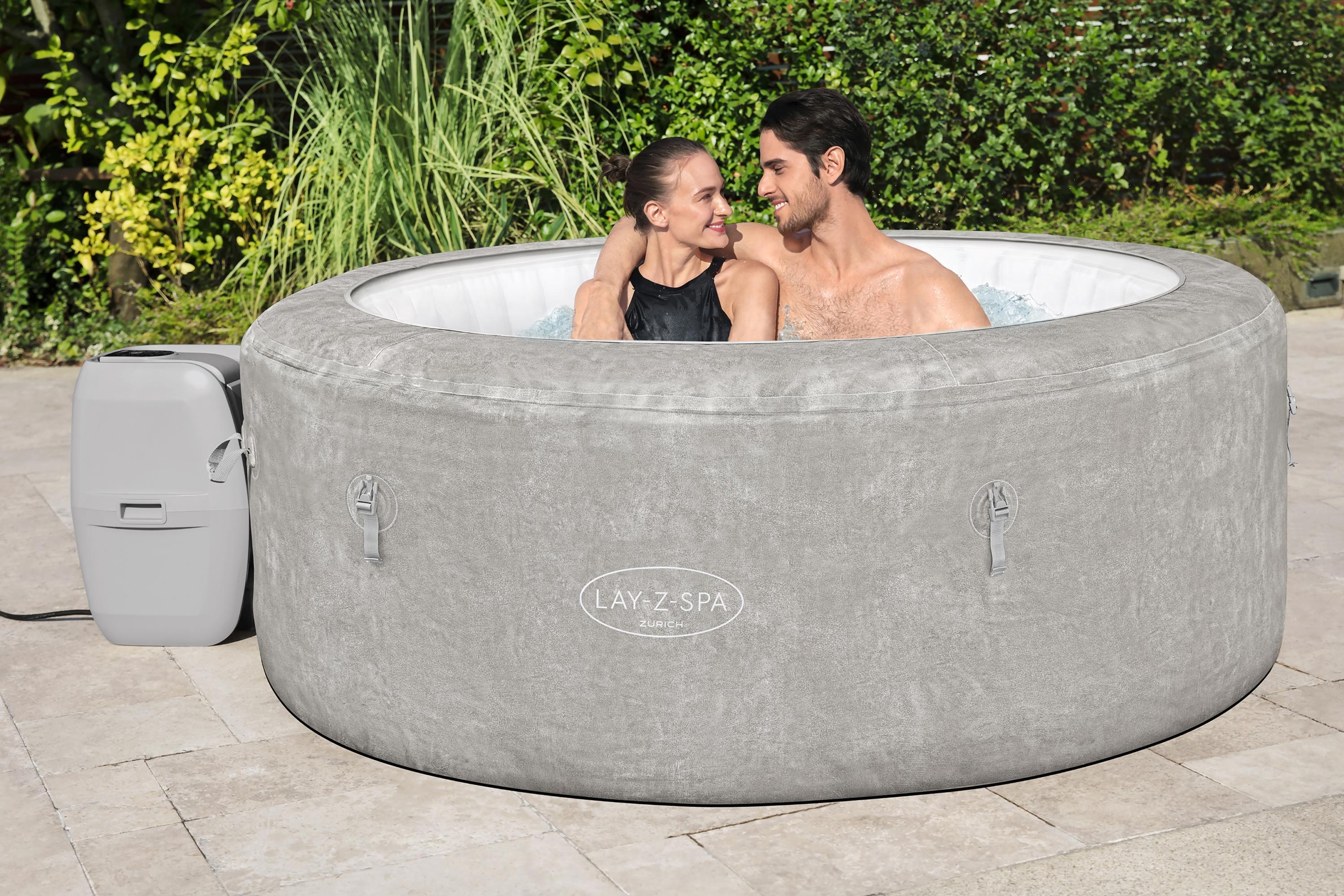 Spa gonflable ZURICH, rond 2/4 personnes - 6