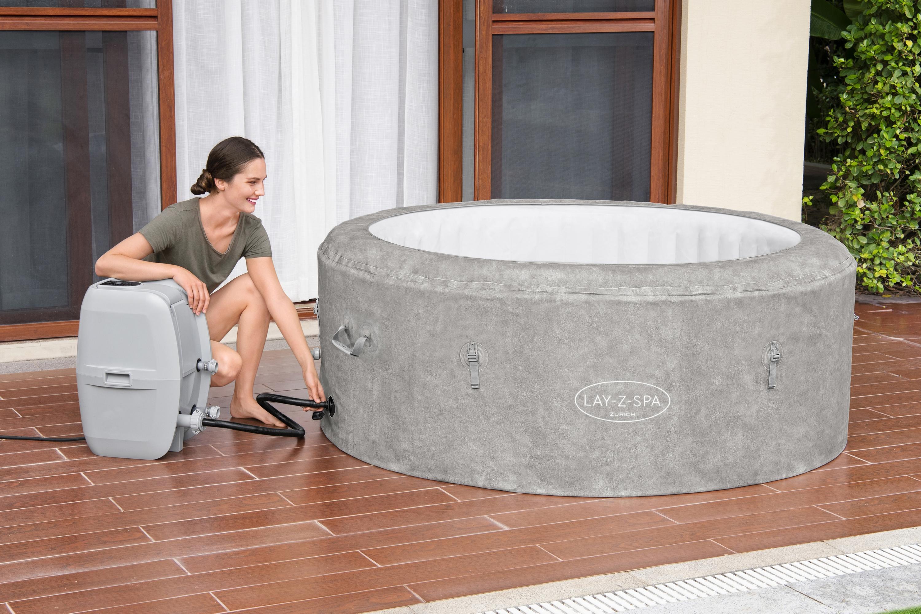Spa gonflable ZURICH, rond 2/4 personnes - 5