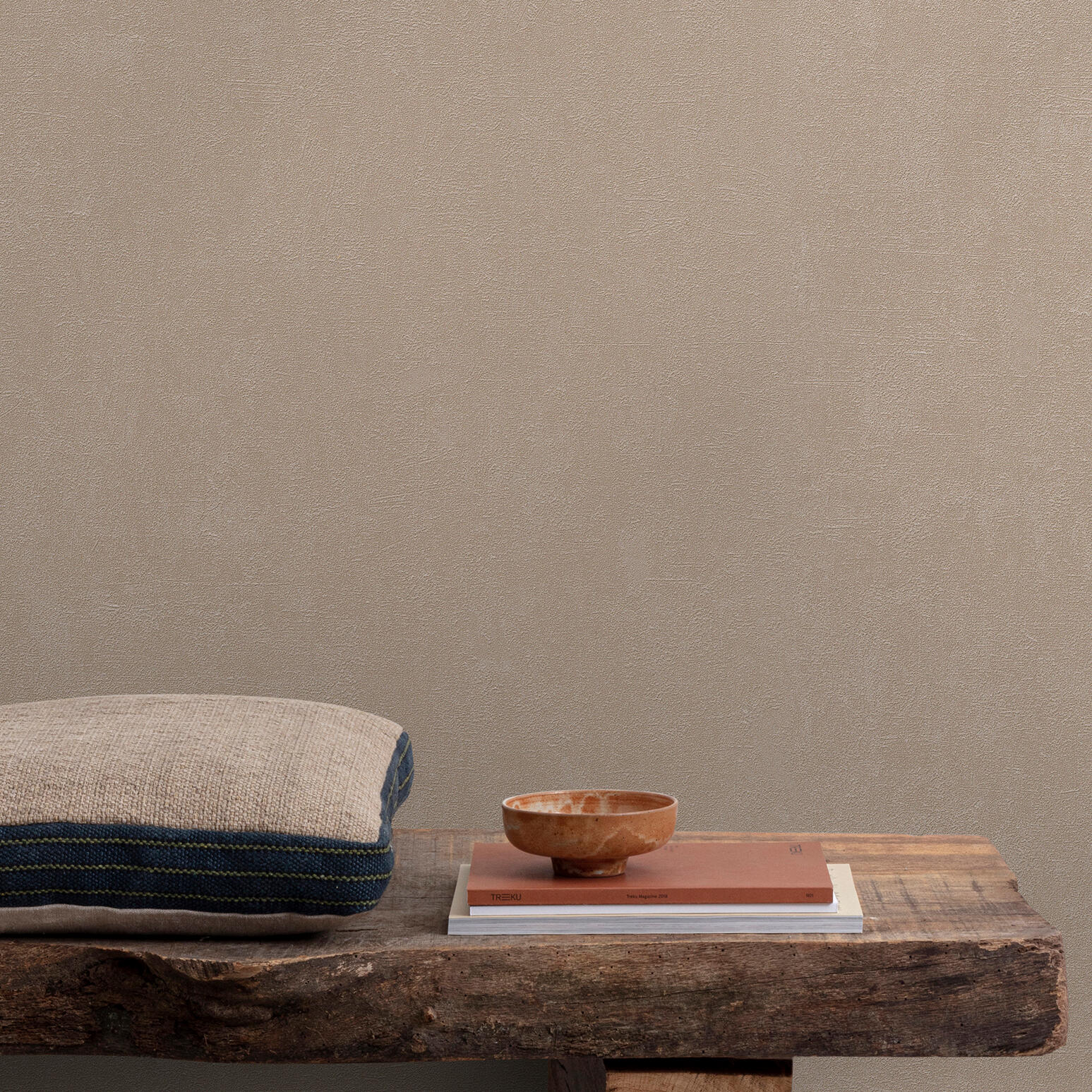 Papier peint intissé Béton métal INSPIRE gris doré n°5 - 3