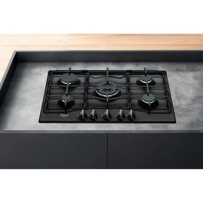 Kit 5 Fuochi Per Cucina RYELDOM - Piattini Smaltati Neri Per Ariston, Hotpoint, Franke - Foto 5