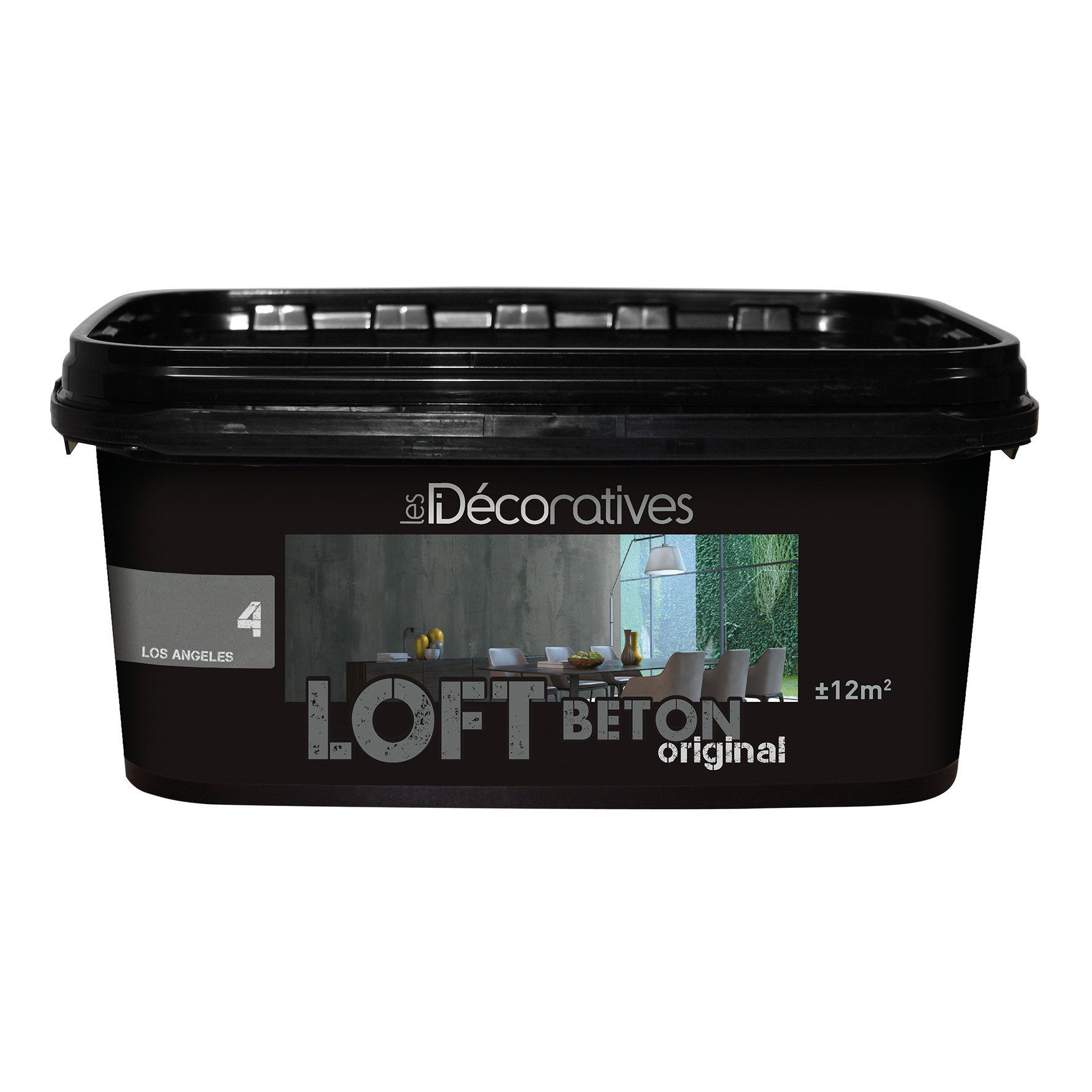 Pittura decorativa Loft Original ID effetto cemento grigio cape town 2 l - 22