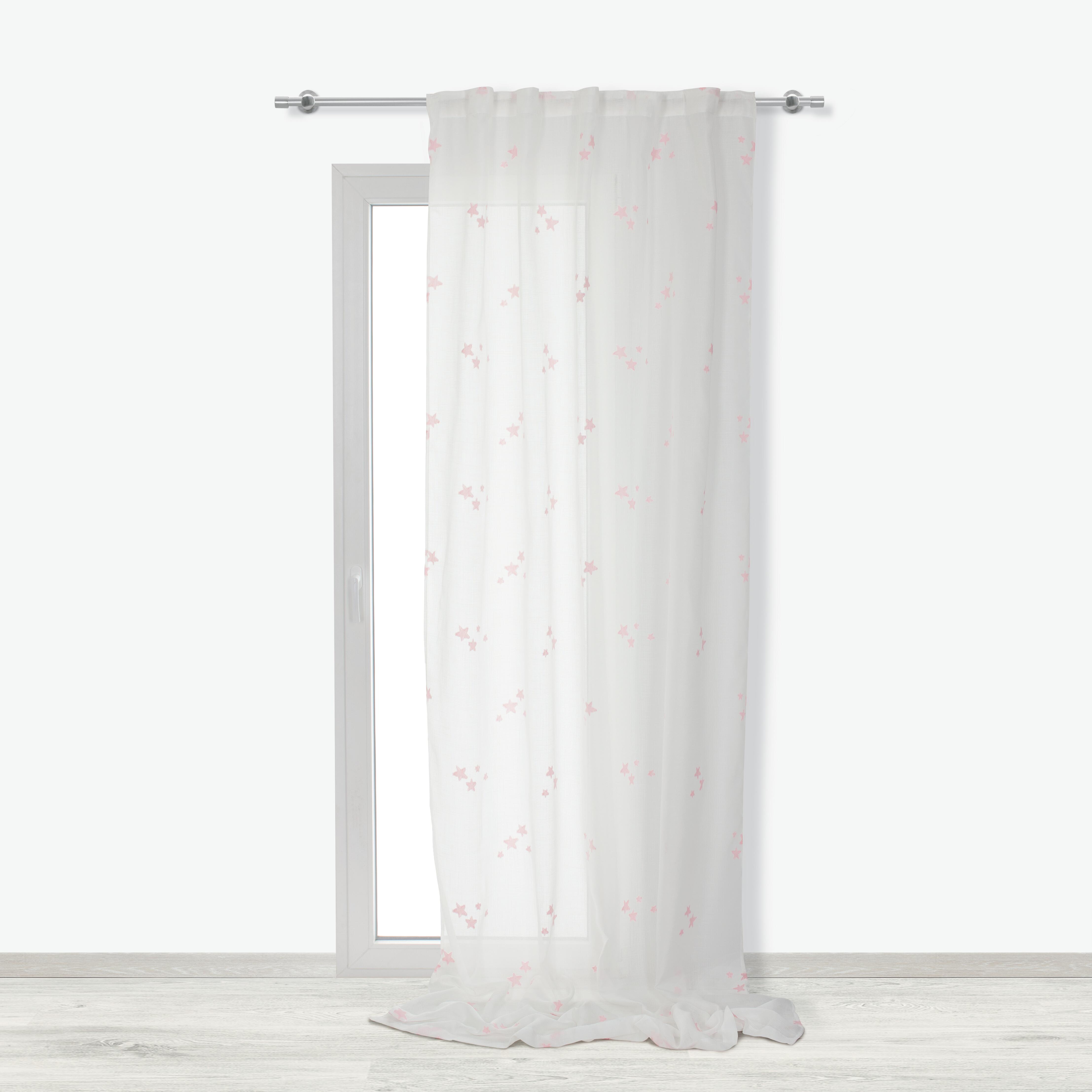 Tende Decorative 2 Pannelli ABAKUHAUS: Stile Anime Kawaii Rosa 280cm