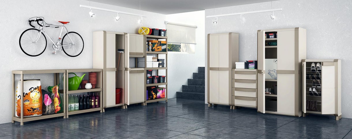 La solución para ordenar tu garaje: armarios apilables para ganar espacio y  colocar dónde los necesites