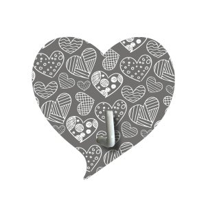 50x 5x5cm Cuori di Legno per abbellimento/Piccole e Grande Forme di