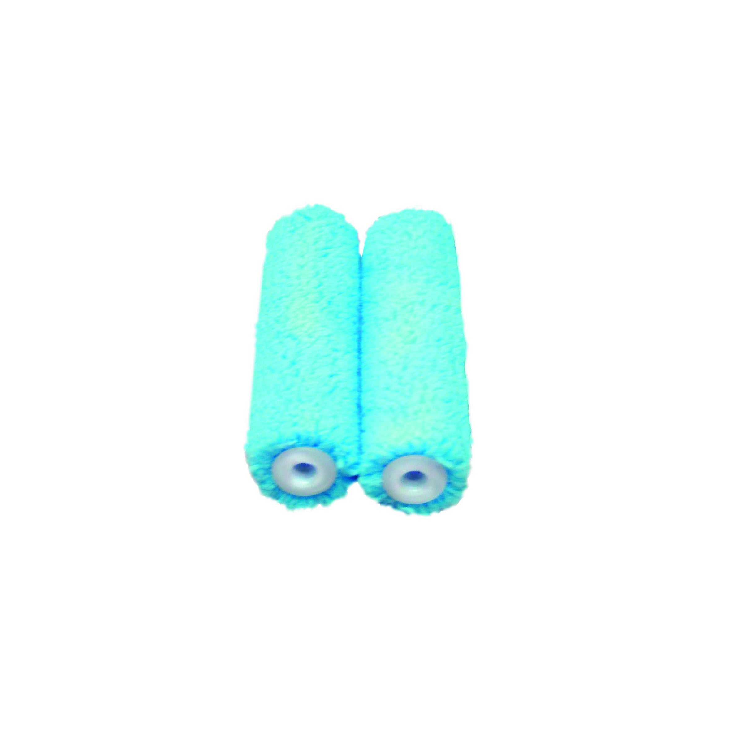 Mini rullo fasciale per massaggio piedi, mani e testa 6 cm x 33 cm, rullo in schiuma fasciale piccolo per quando sei in movimento, durezza media, rullo massaggiante per alleviare la tensione