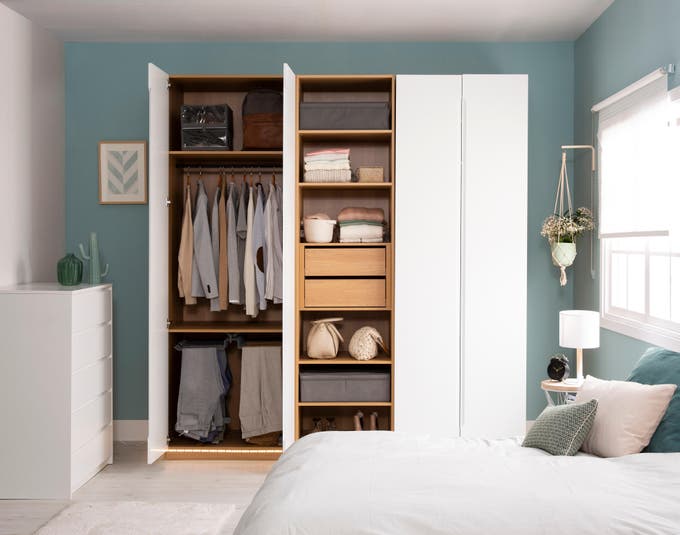 armario modular habitación adulto