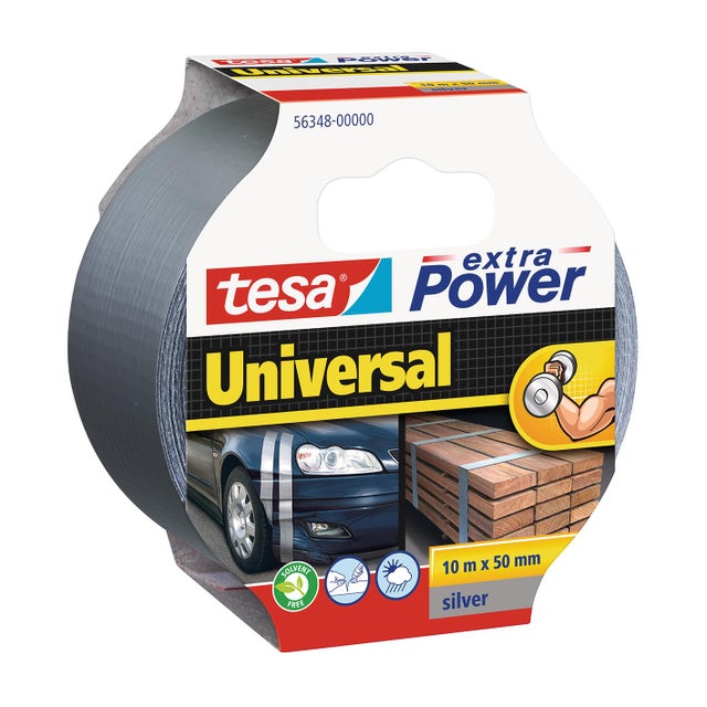 Nastro adesivo TESA Extra Power per riparazione impermeabile grigio H 50 mm x L 10 m