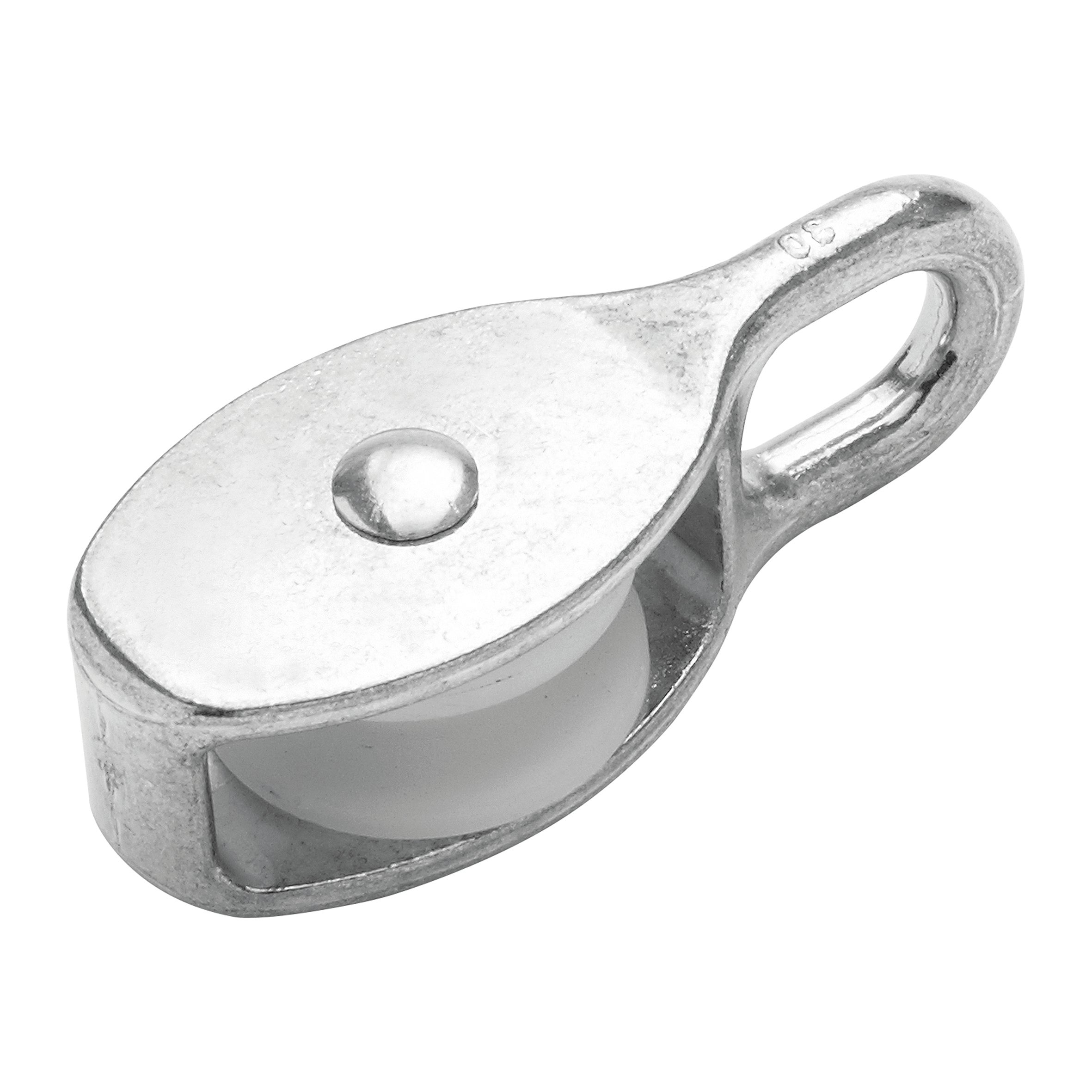 Puleggia In Alluminio Per Cinghia A V – 40mm X Foro 6mm – Scanalatura Singola Per Albero Motore - 6